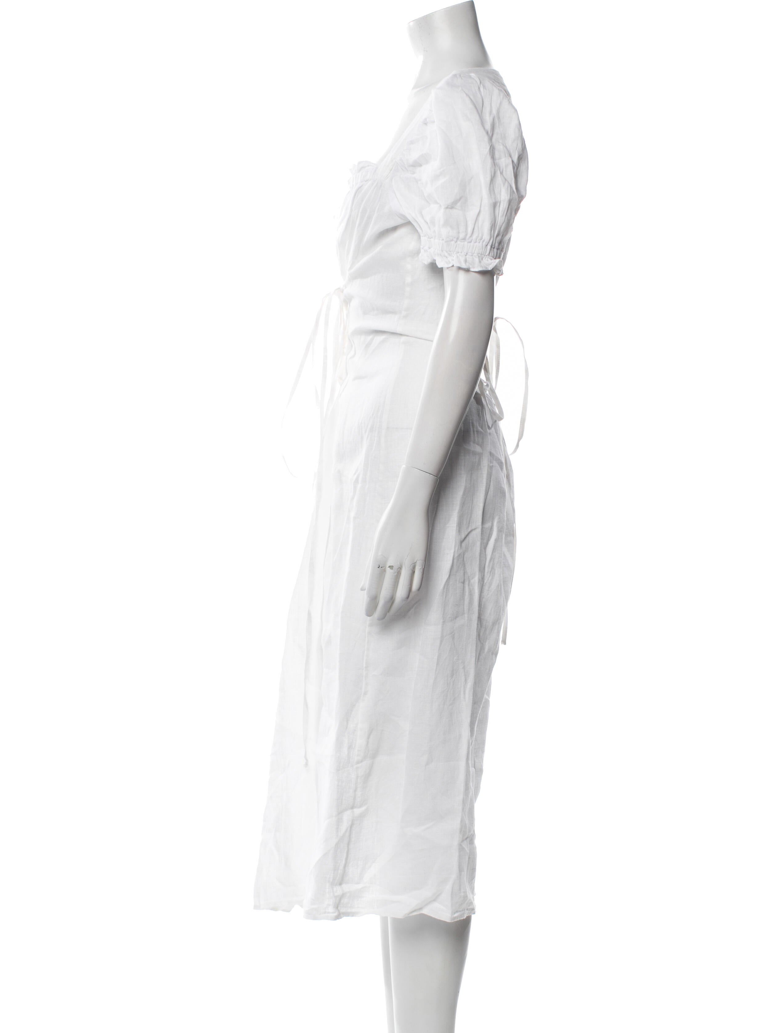 Sleeper Linen Midi Length Dress