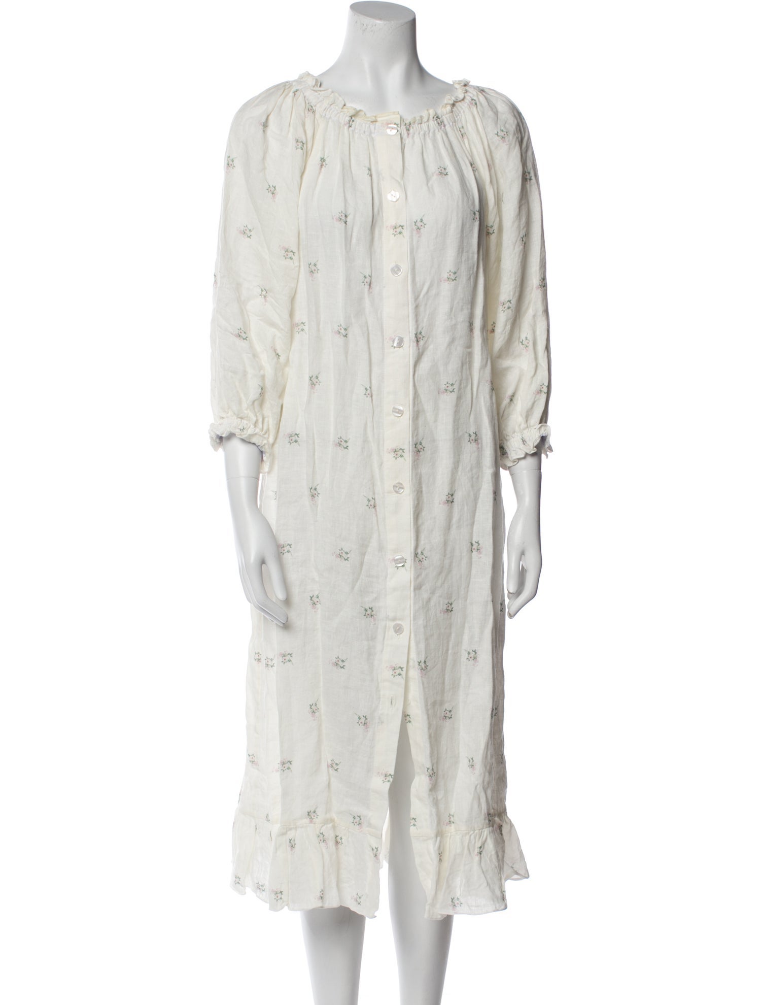 Sleeper Linen Midi Length Dress