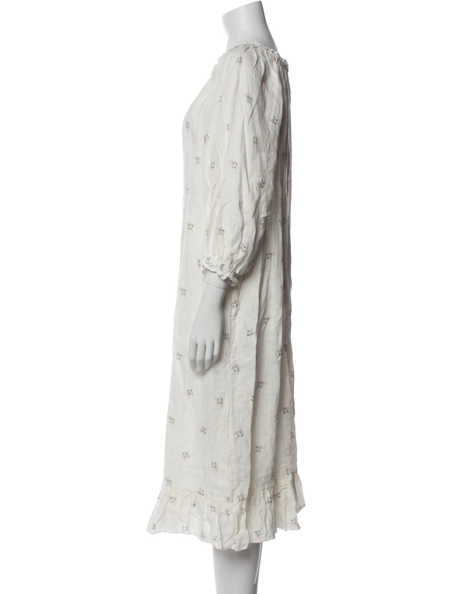 Sleeper Linen Midi Length Dress