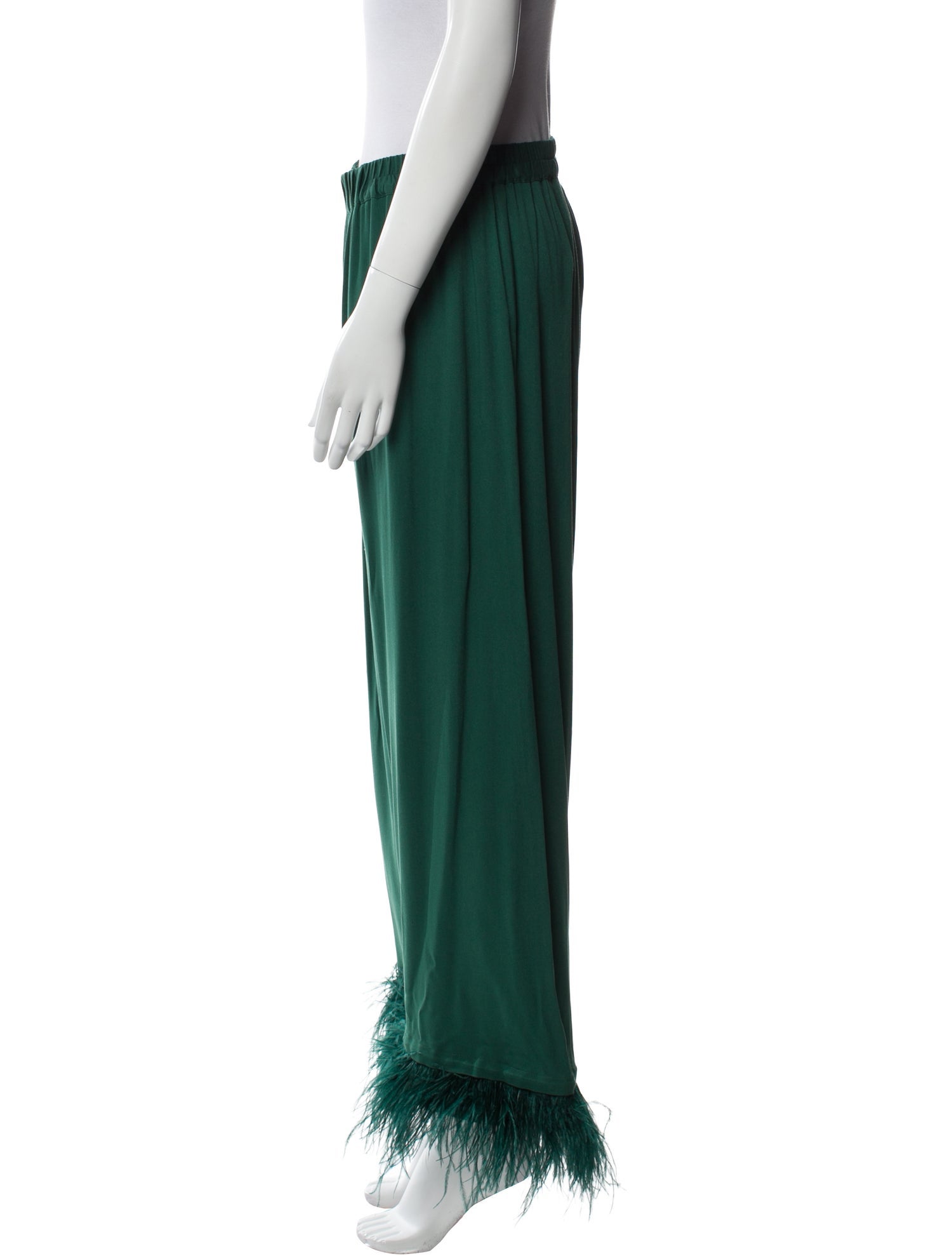 Sleeper Feather Trim Sweatpants