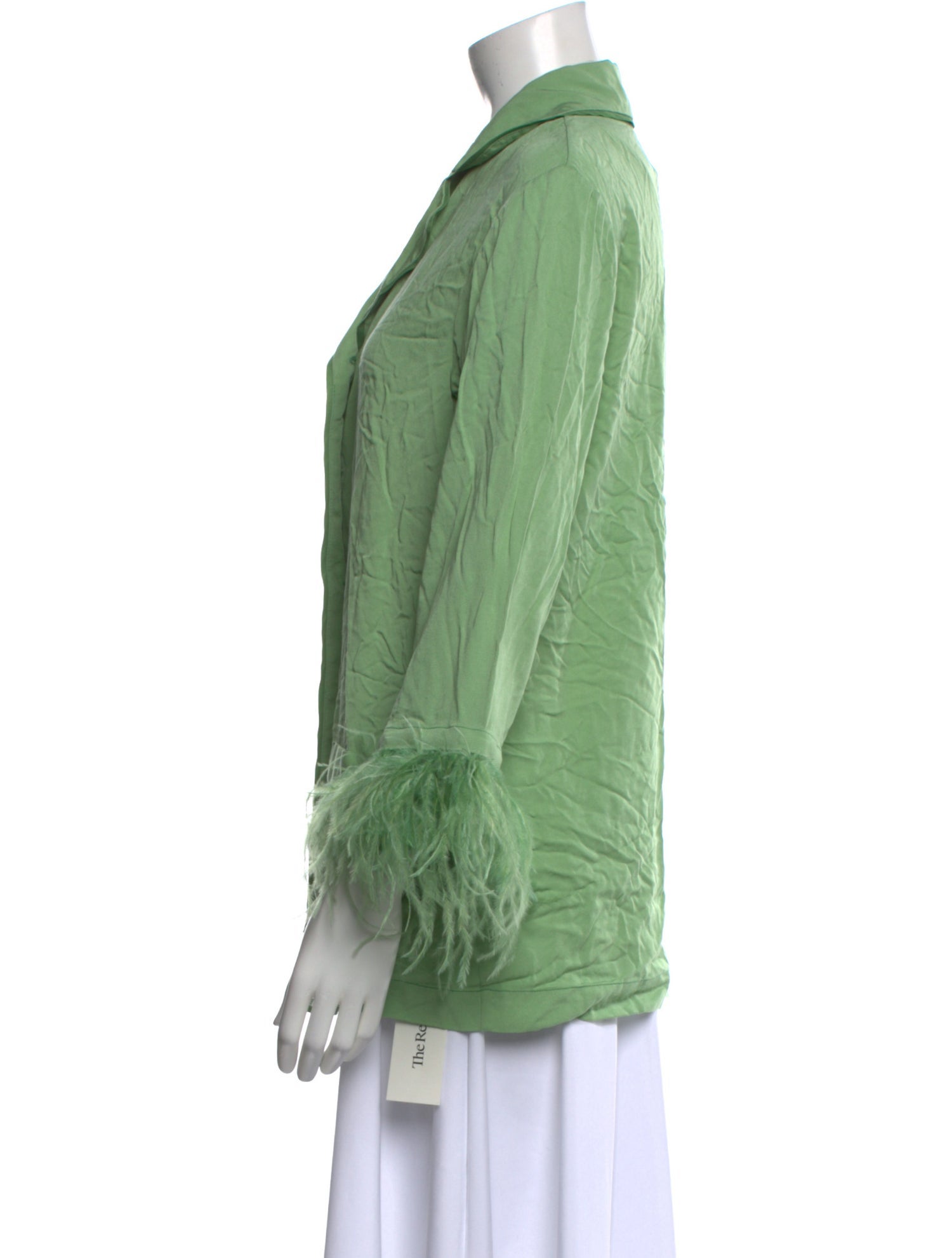 Sleeper Three-Quarter Sleeve Button-Up Top