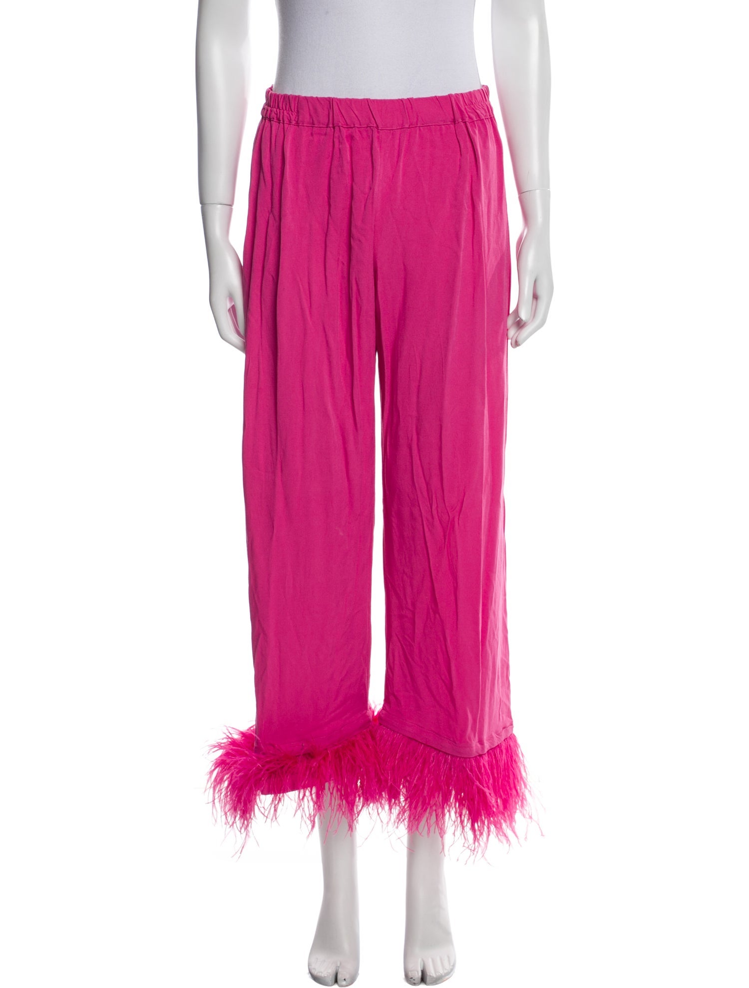 Sleeper Feather Trim Pajamas