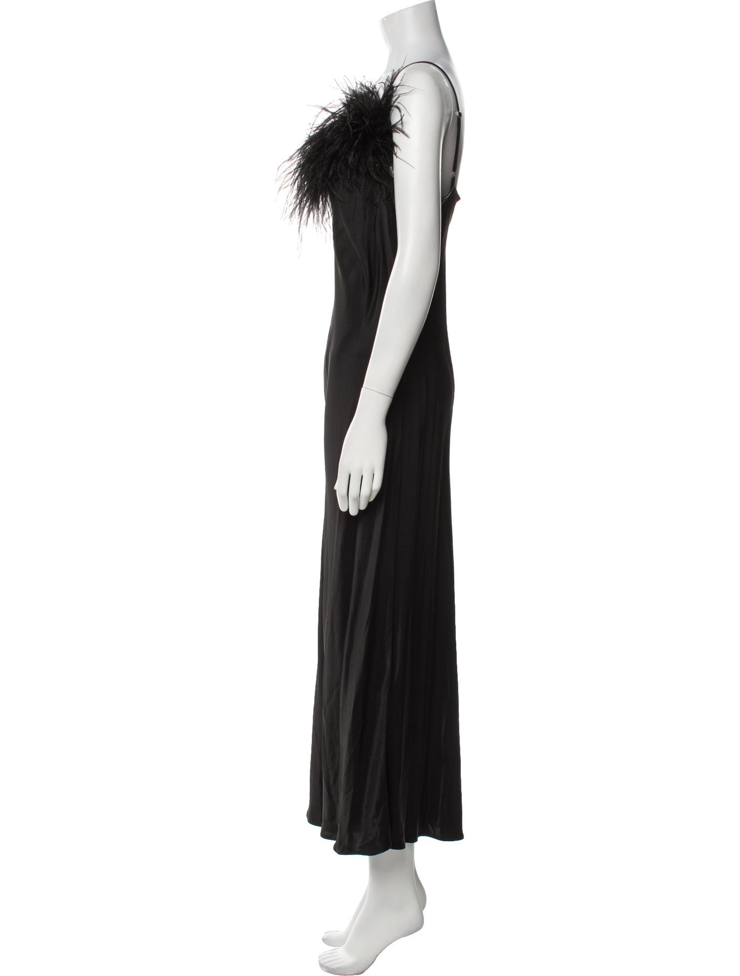 Sleeper Square Neckline Long Dress