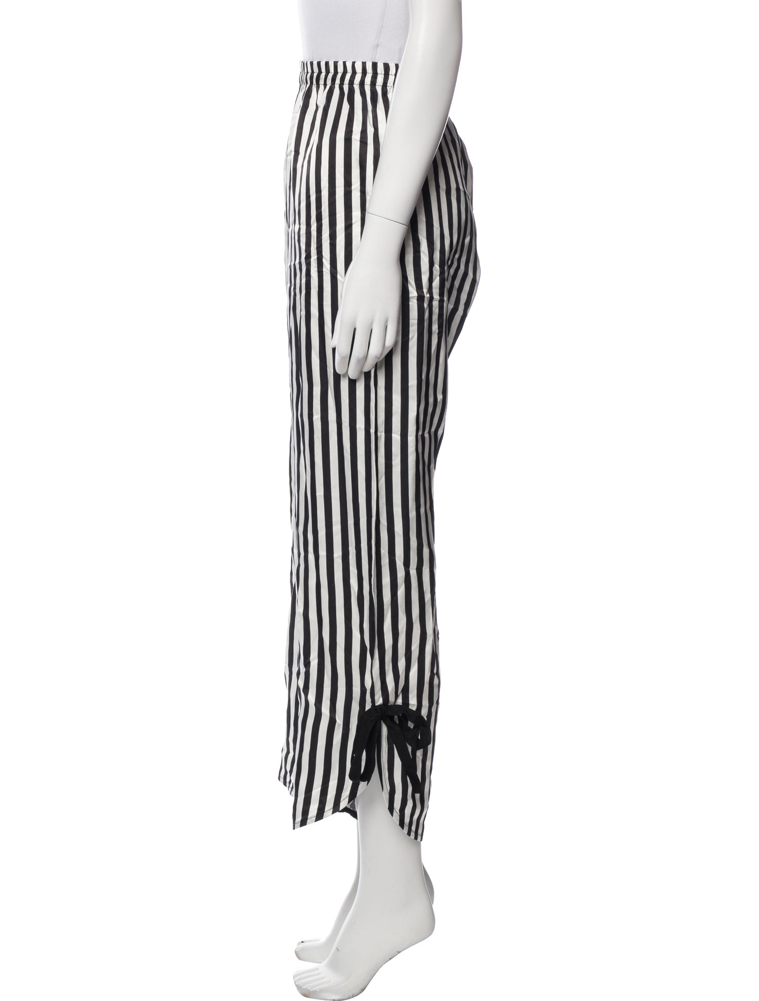 Sleeper Striped Bow Accents Pajamas