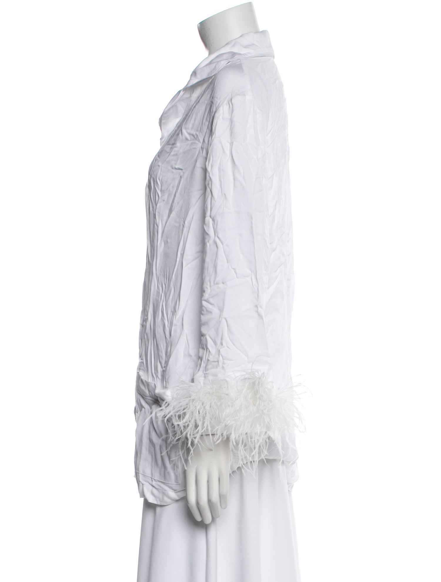 Sleeper Long Sleeve Button-Up Top