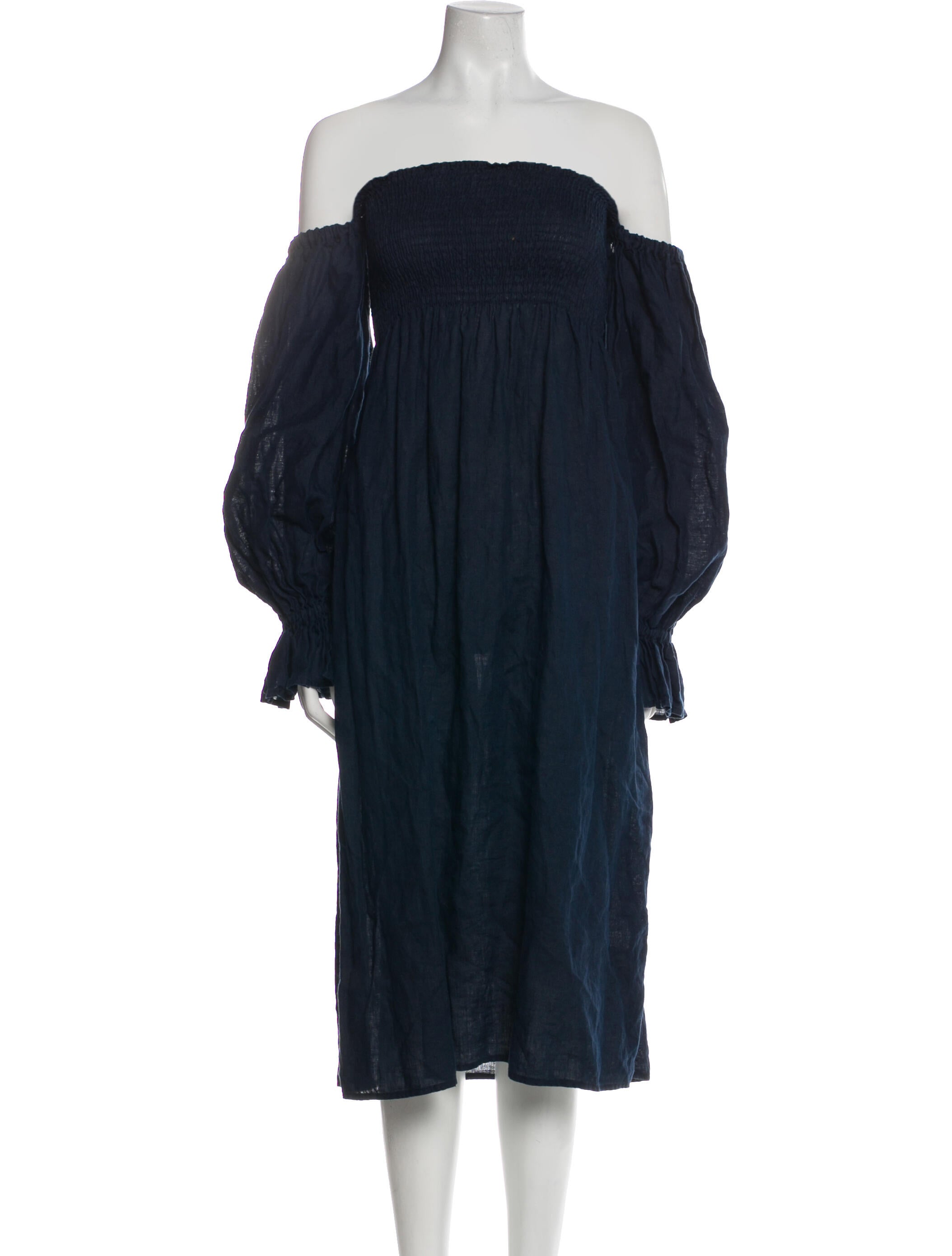 Sleeper Linen Midi Length Dress