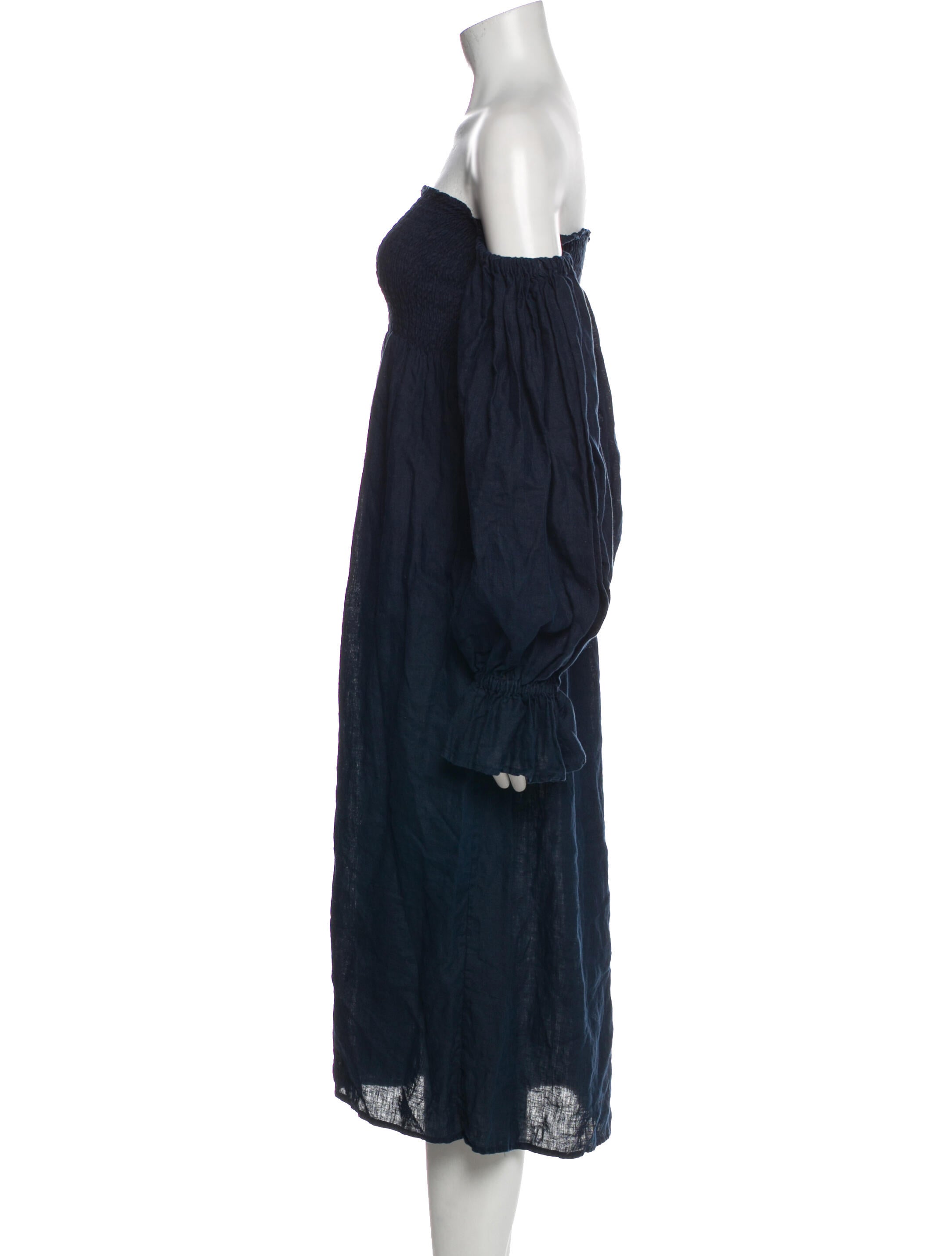 Sleeper Linen Midi Length Dress