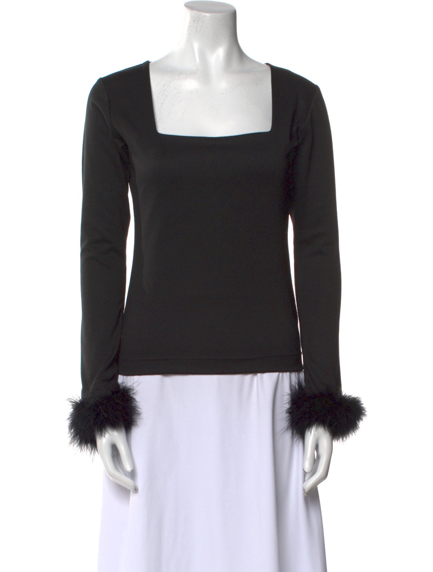 Sleeper Square Neckline Long Sleeve Top