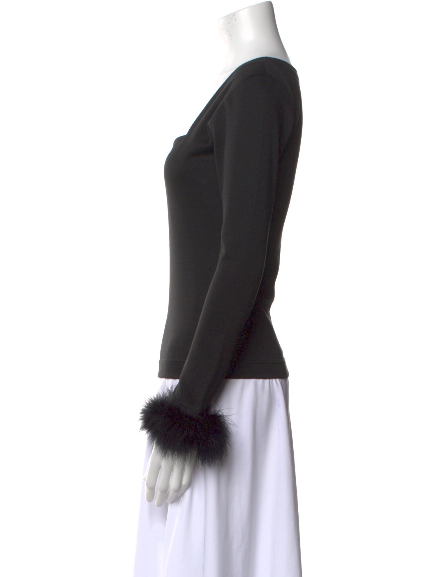 Sleeper Square Neckline Long Sleeve Top