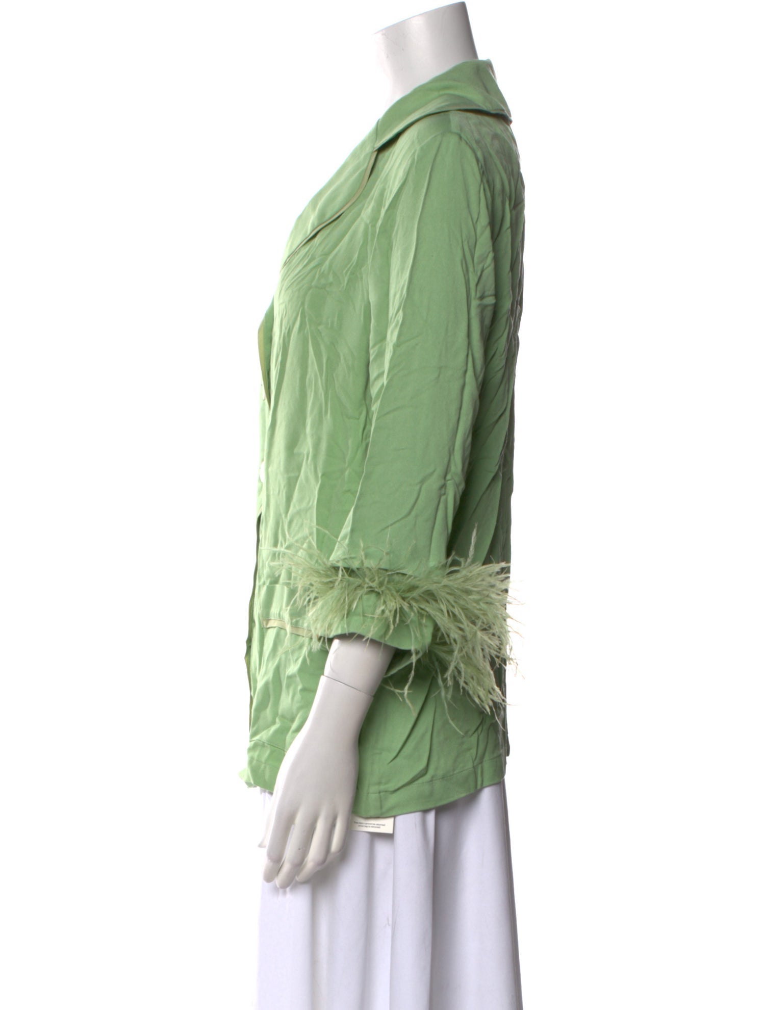 Sleeper Three-Quarter Sleeve Button-Up Top