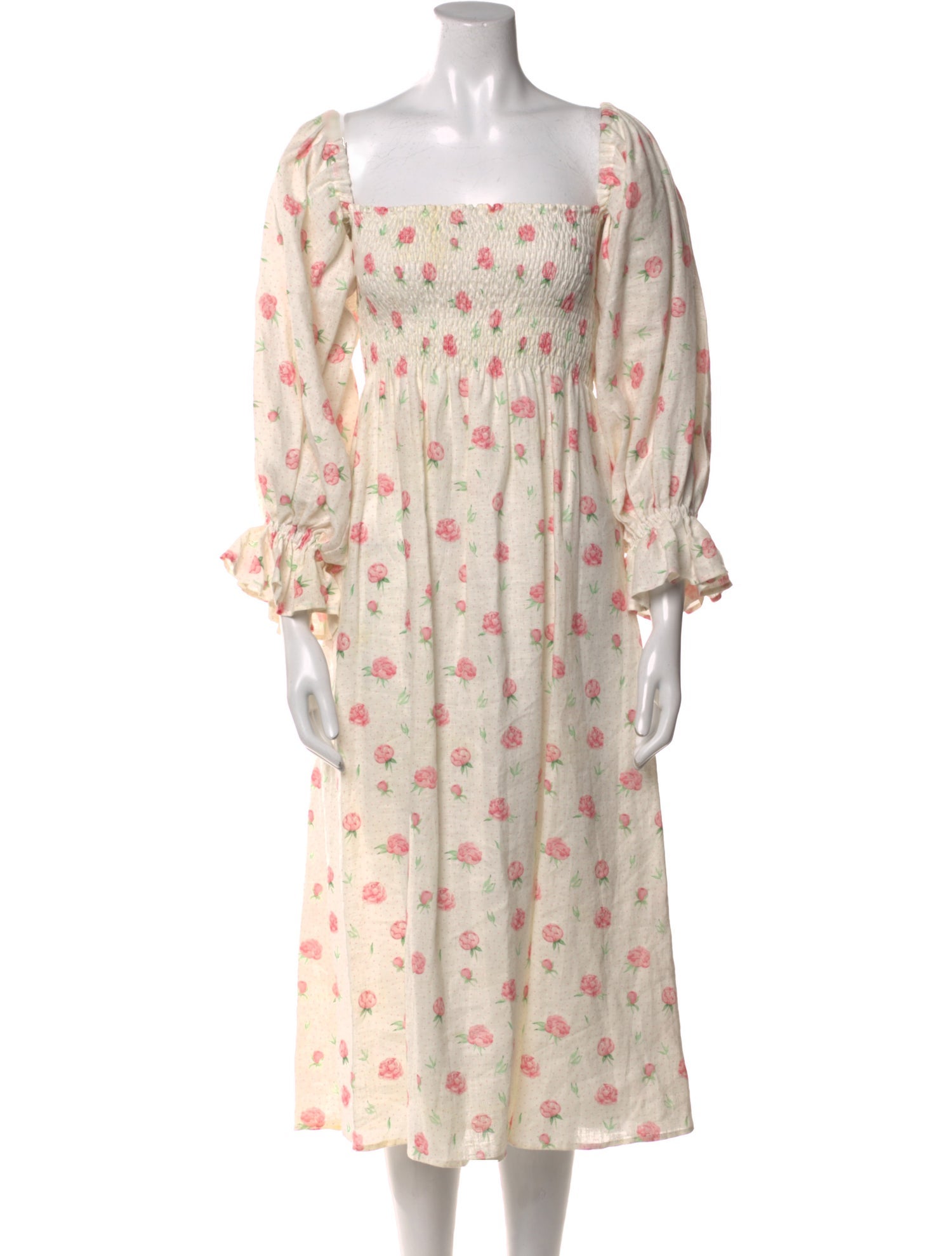 Sleeper Linen Midi Length Dress