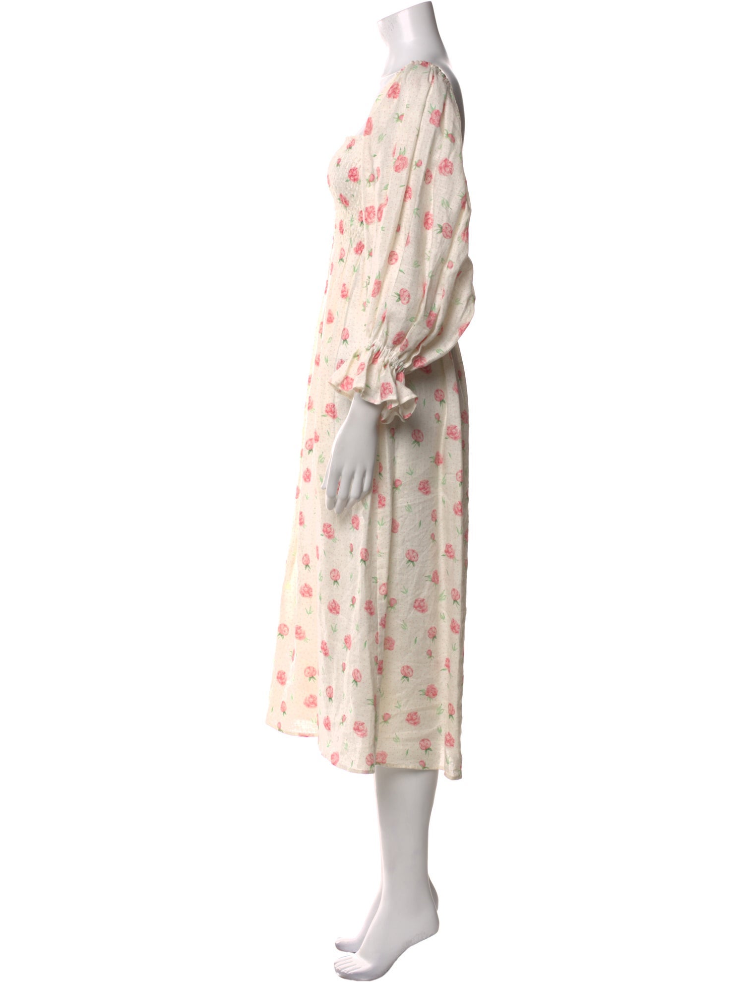 Sleeper Linen Midi Length Dress