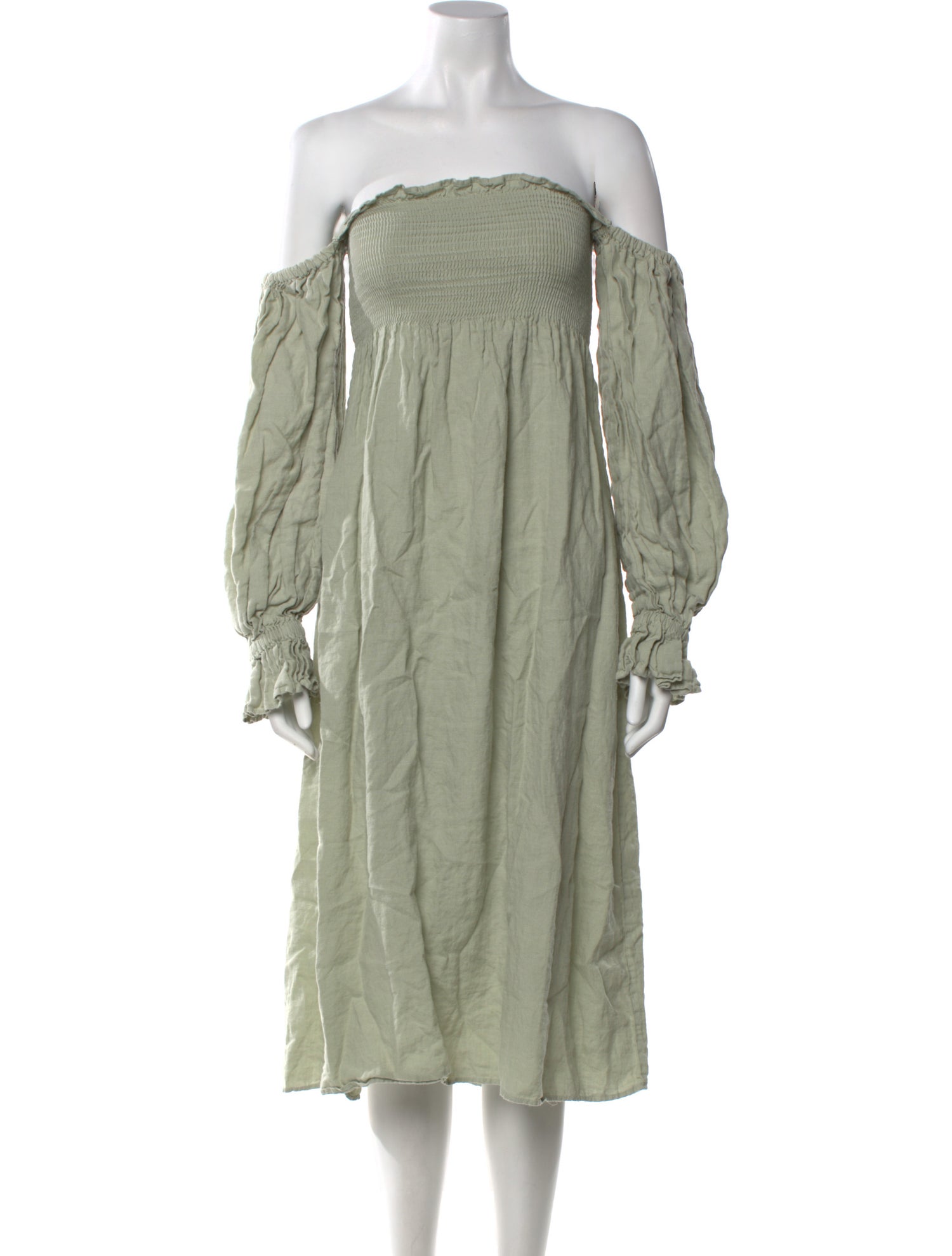 Sleeper Linen Midi Length Dress