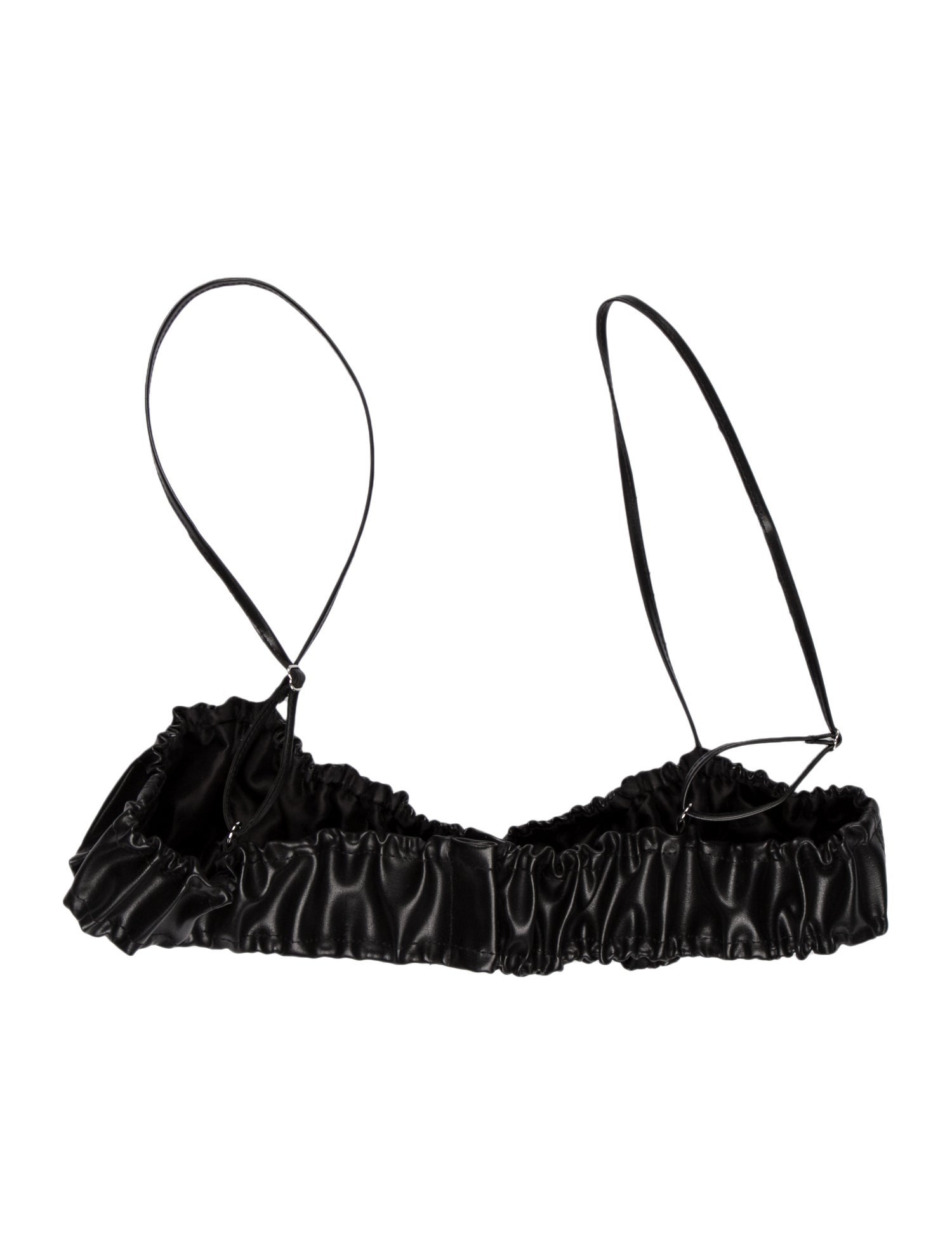 Supriya Lele Mohair Strapless Crop Top 