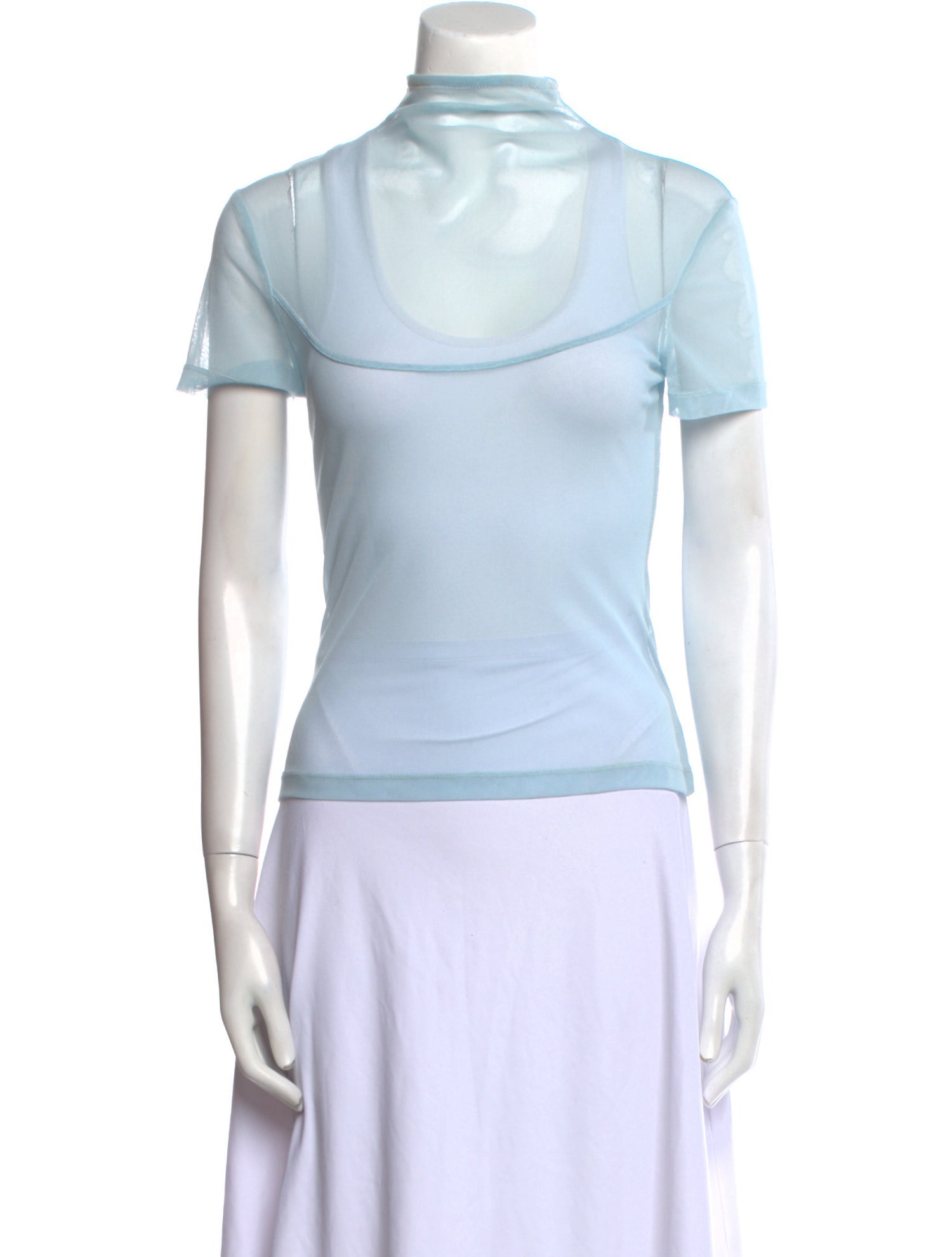 Supriya Lele Cowl Neck Short Sleeve T-Shirt