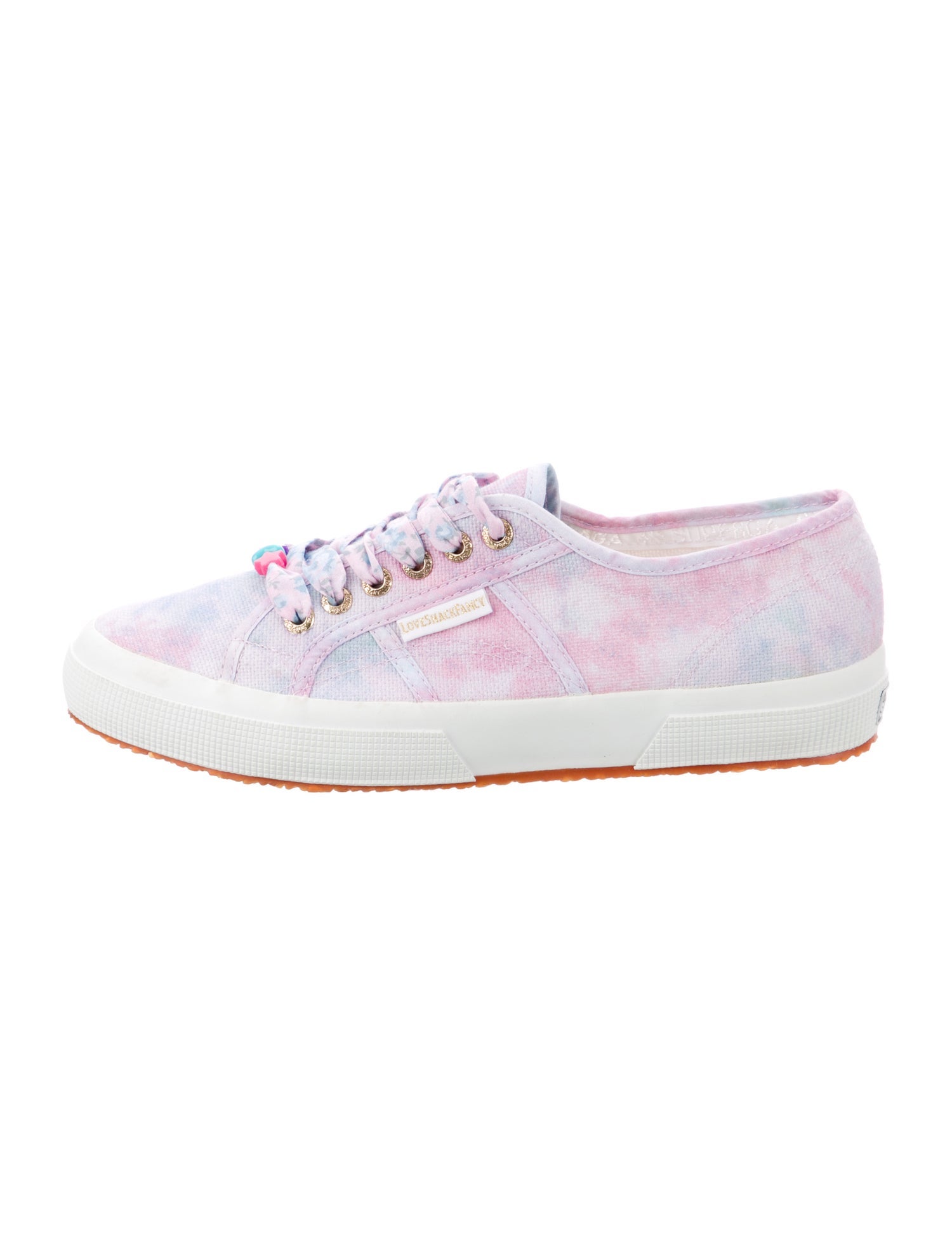 Superga x LOVESHACKFANCY Canvas Tie-Dye Print Sneakers w/ Tags