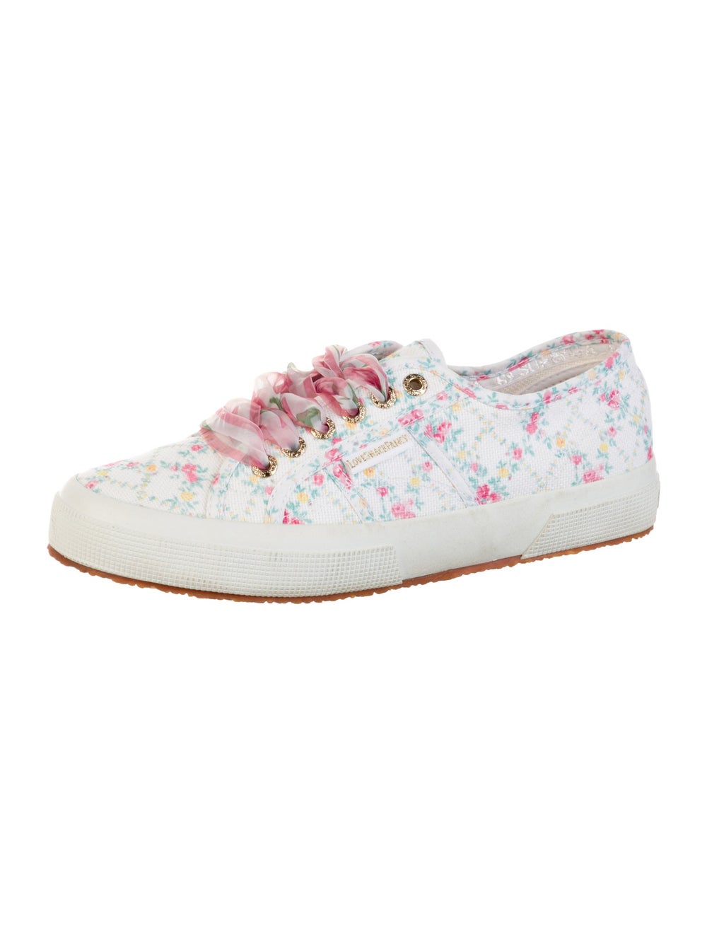 Superga x Loveshackfancy Canvas Low Top Sneakers … - image 2