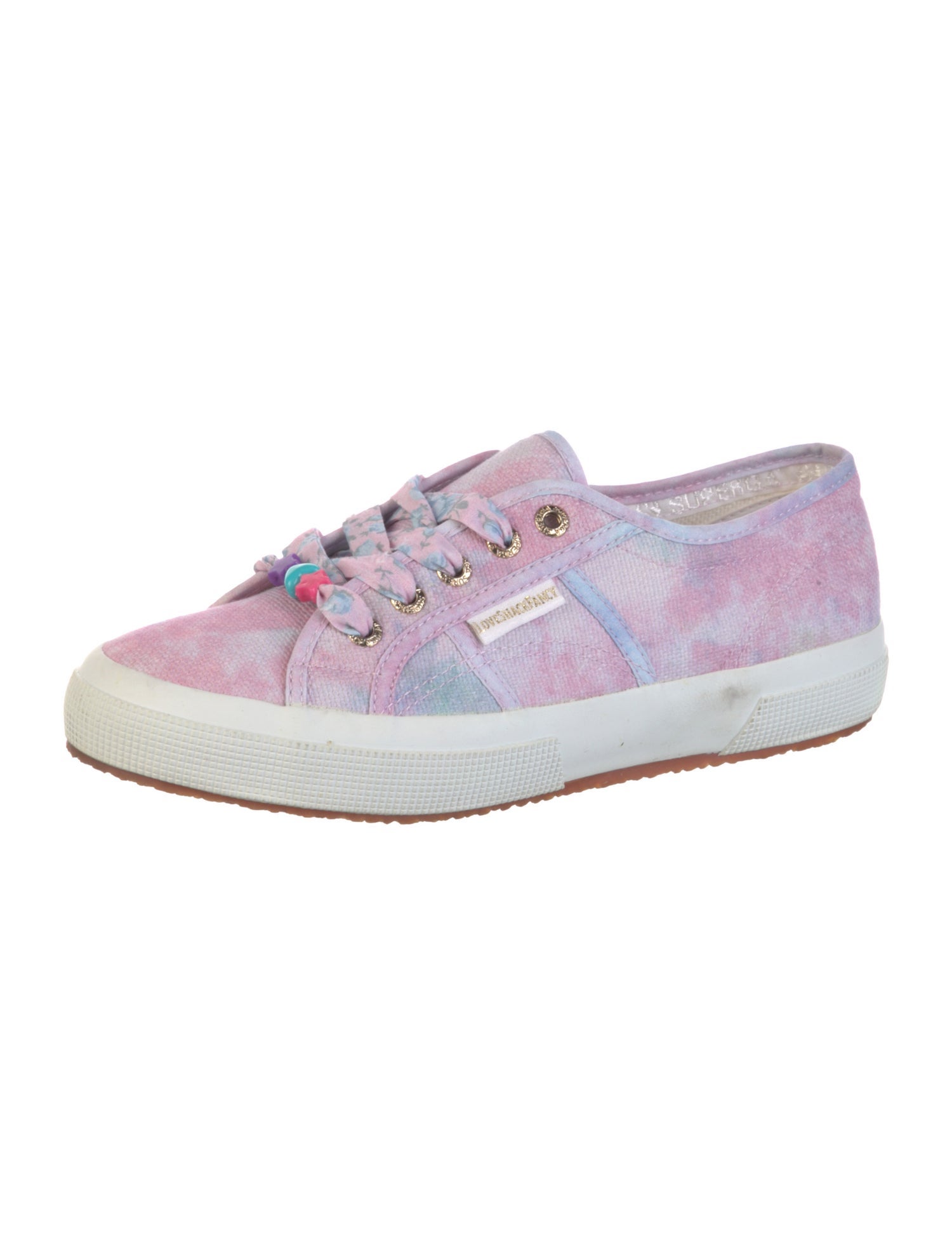 Superga x LOVESHACKFANCY Canvas Tie-Dye Print Sneakers