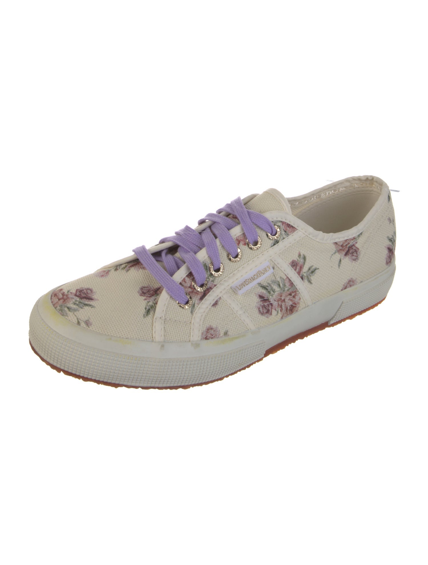 Superga x LOVESHACKFANCY Canvas Printed Sneakers w/ Tags