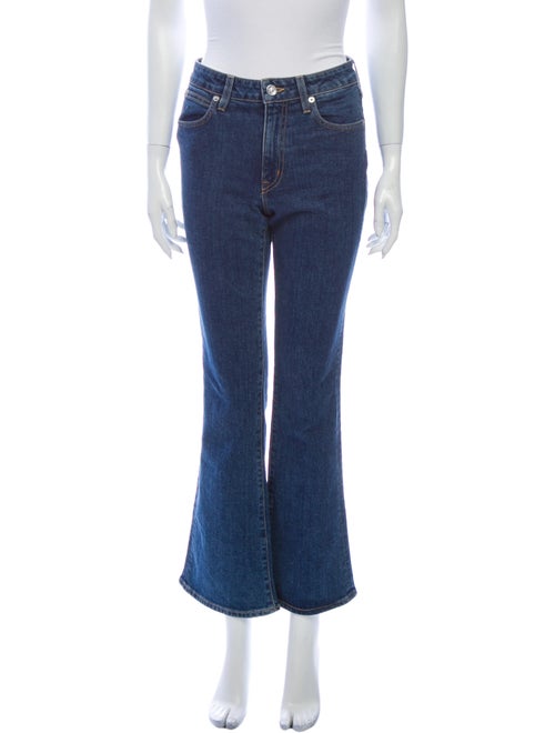 Slvrlake Mid-Rise Flared Jeans Blue