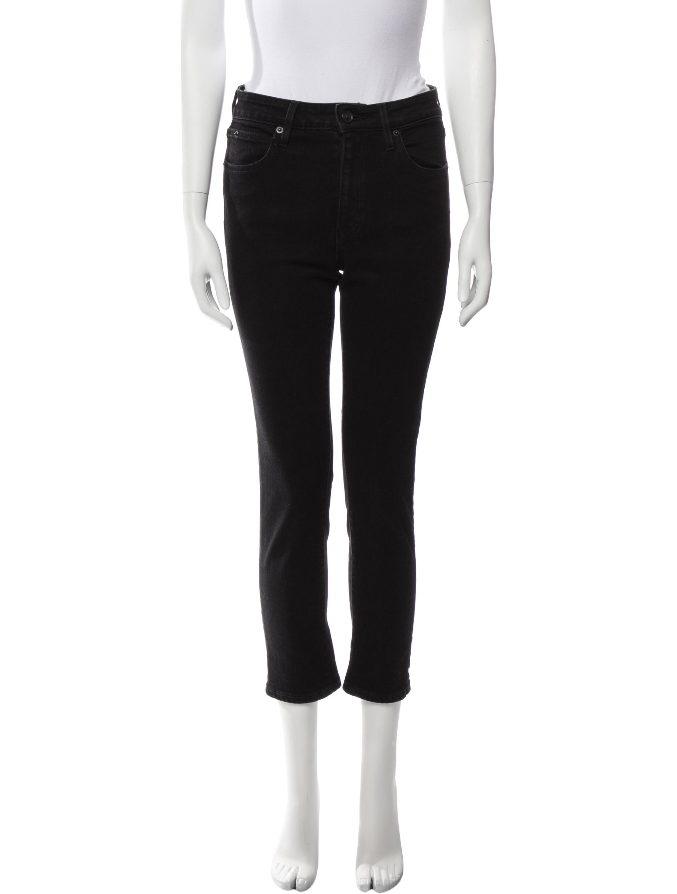 SLVRLAKE Mid-Rise Skinny Leg Jeans