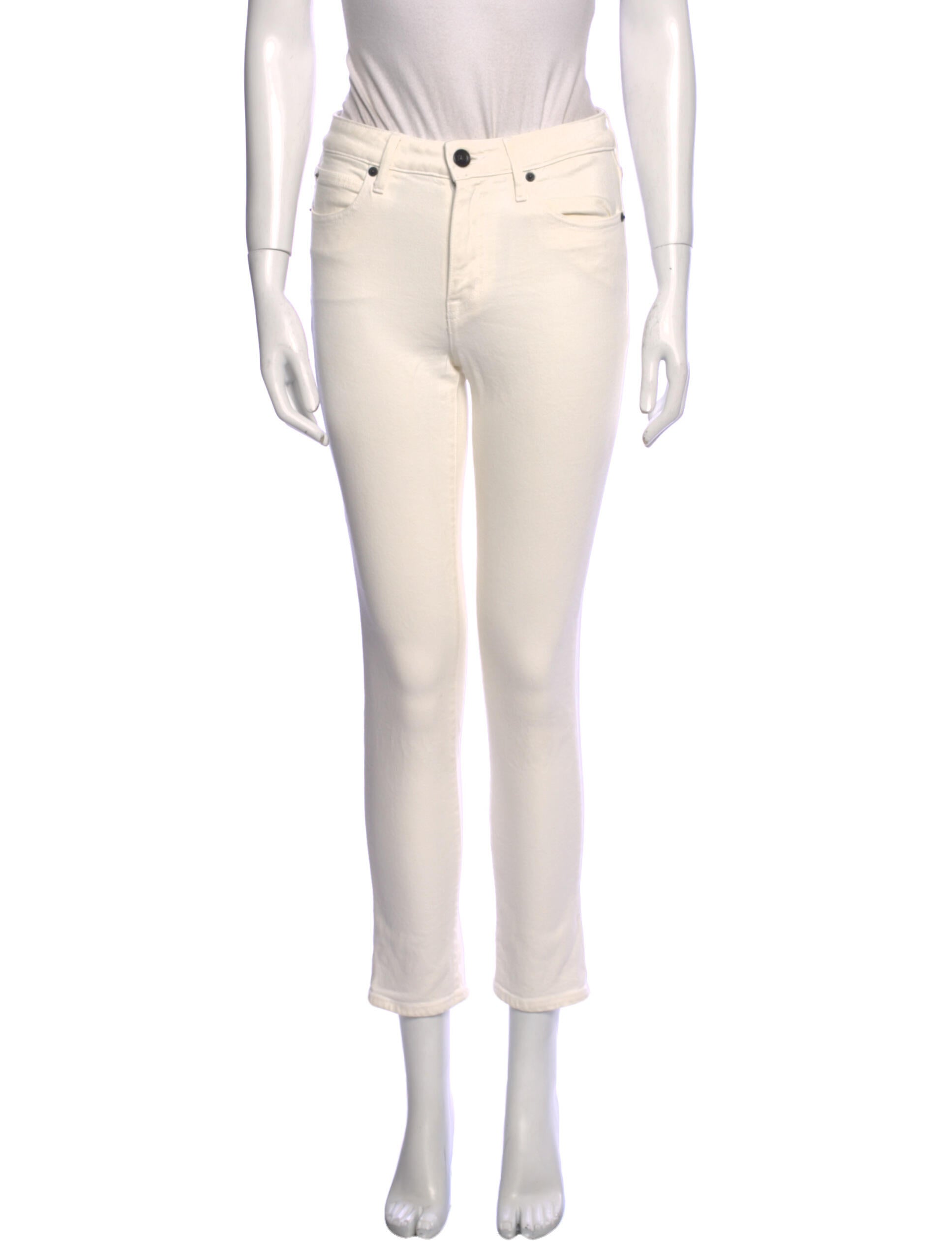 SLVRLAKE Mid-Rise Straight Leg Jeans