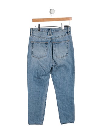 SLVRLAKE High-Rise Straight Leg Jeans