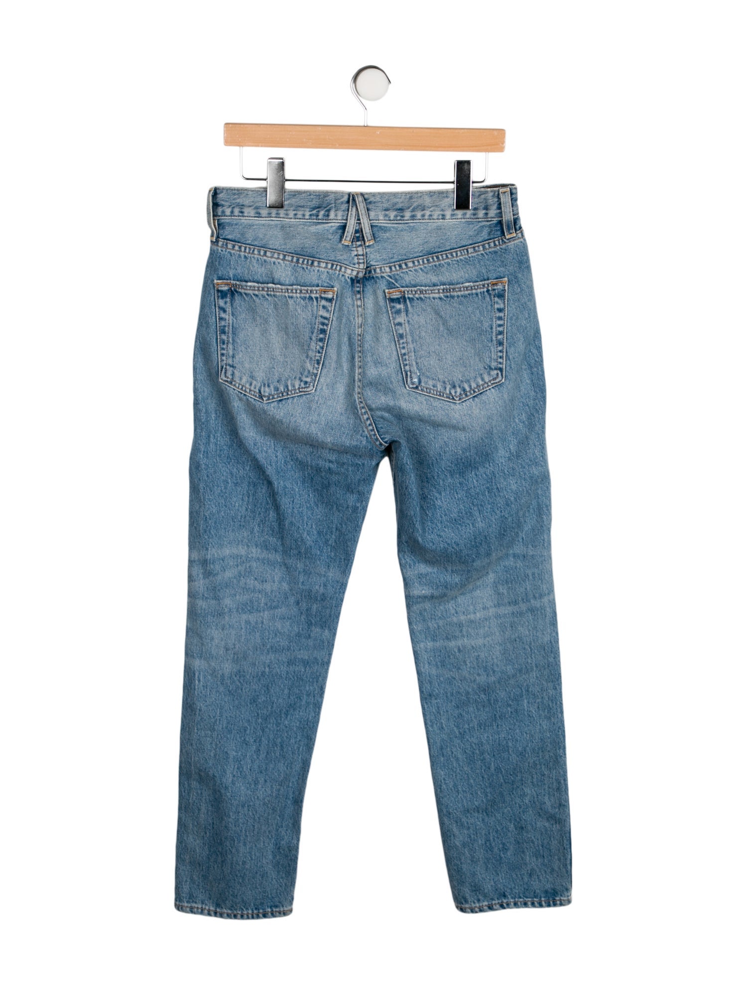 SLVRLAKE High-Rise Straight Leg Jeans