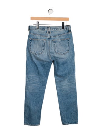 SLVRLAKE High-Rise Straight Leg Jeans