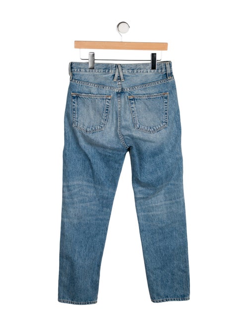 SLVRLAKE High-Rise Straight Leg Jeans