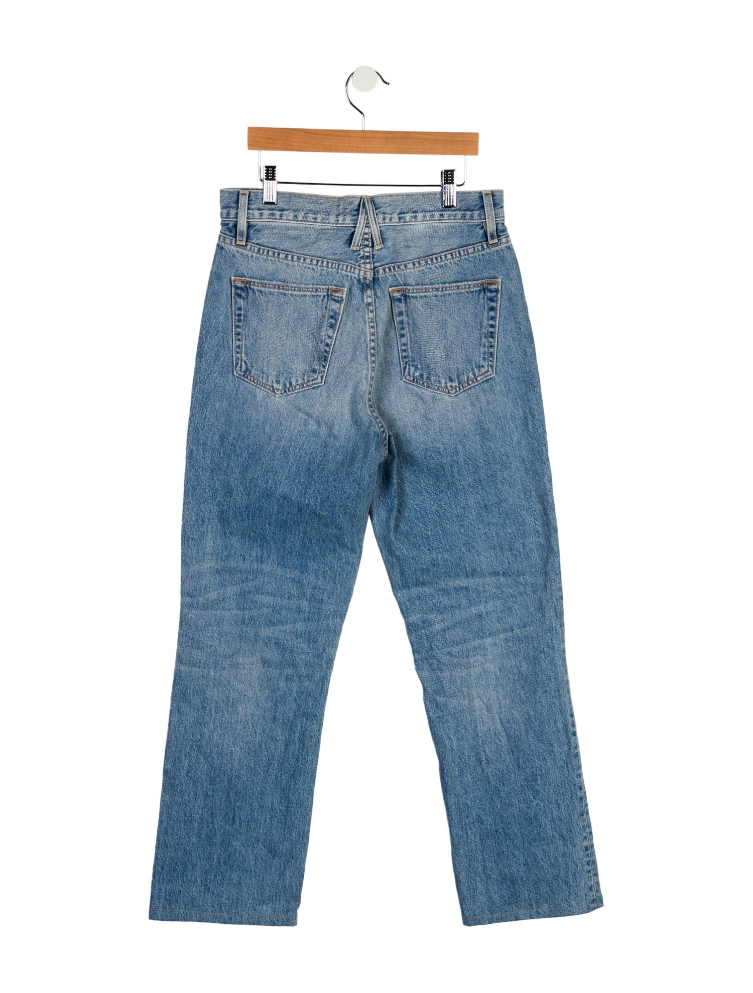 SLVRLAKE High-Rise Straight Leg Jeans