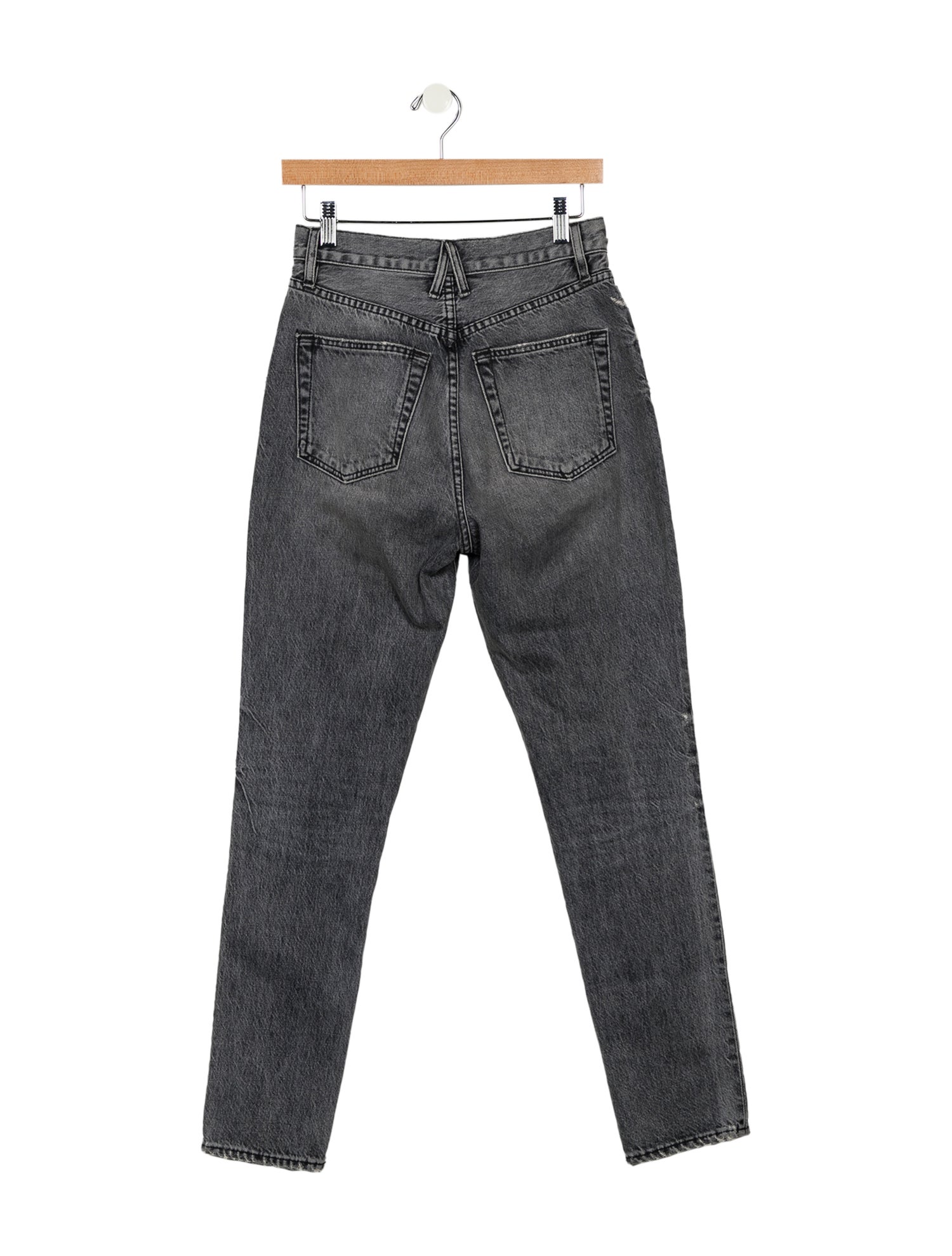 SLVRLAKE High-Rise Straight Leg Jeans