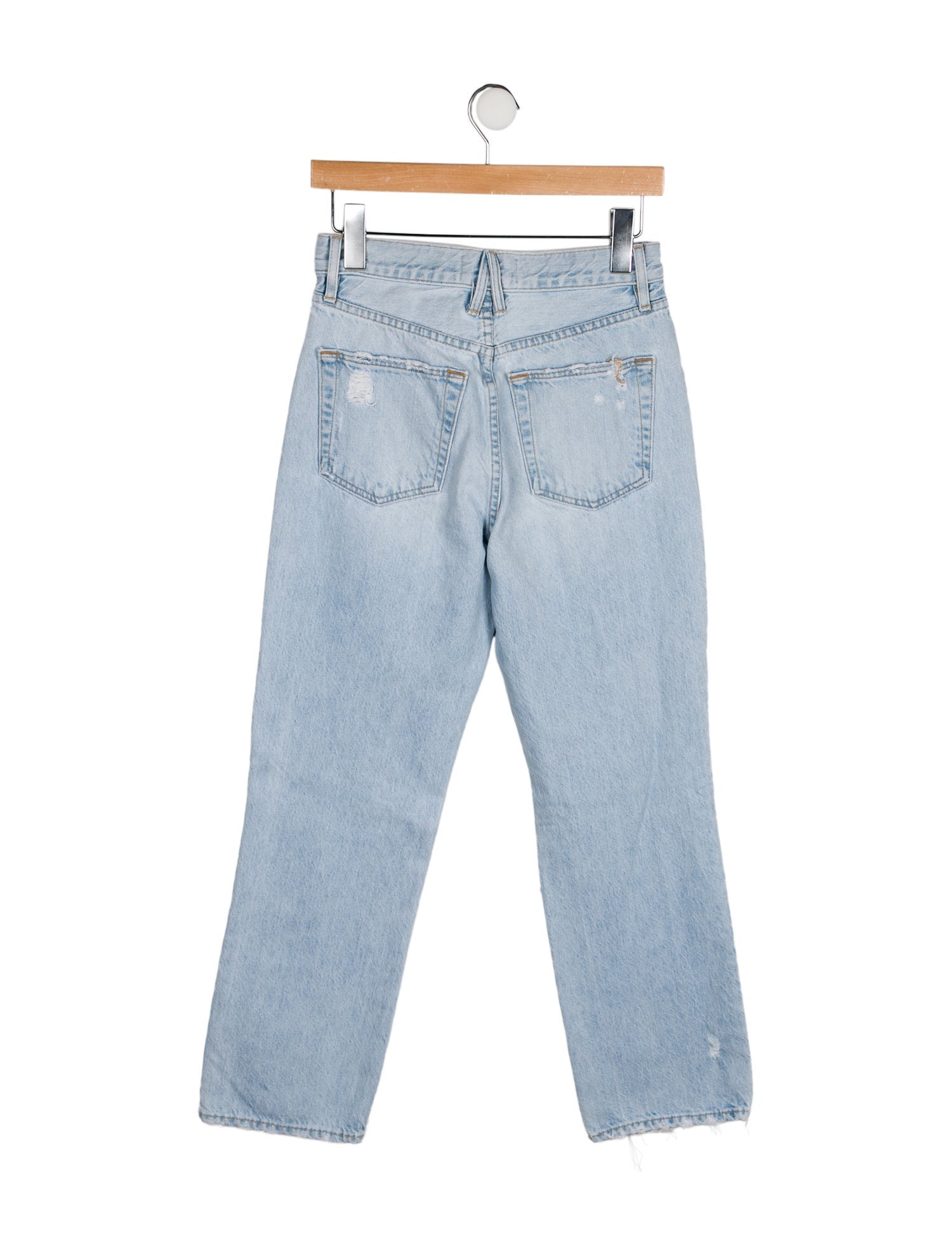 SLVRLAKE High-Rise Straight Leg Jeans