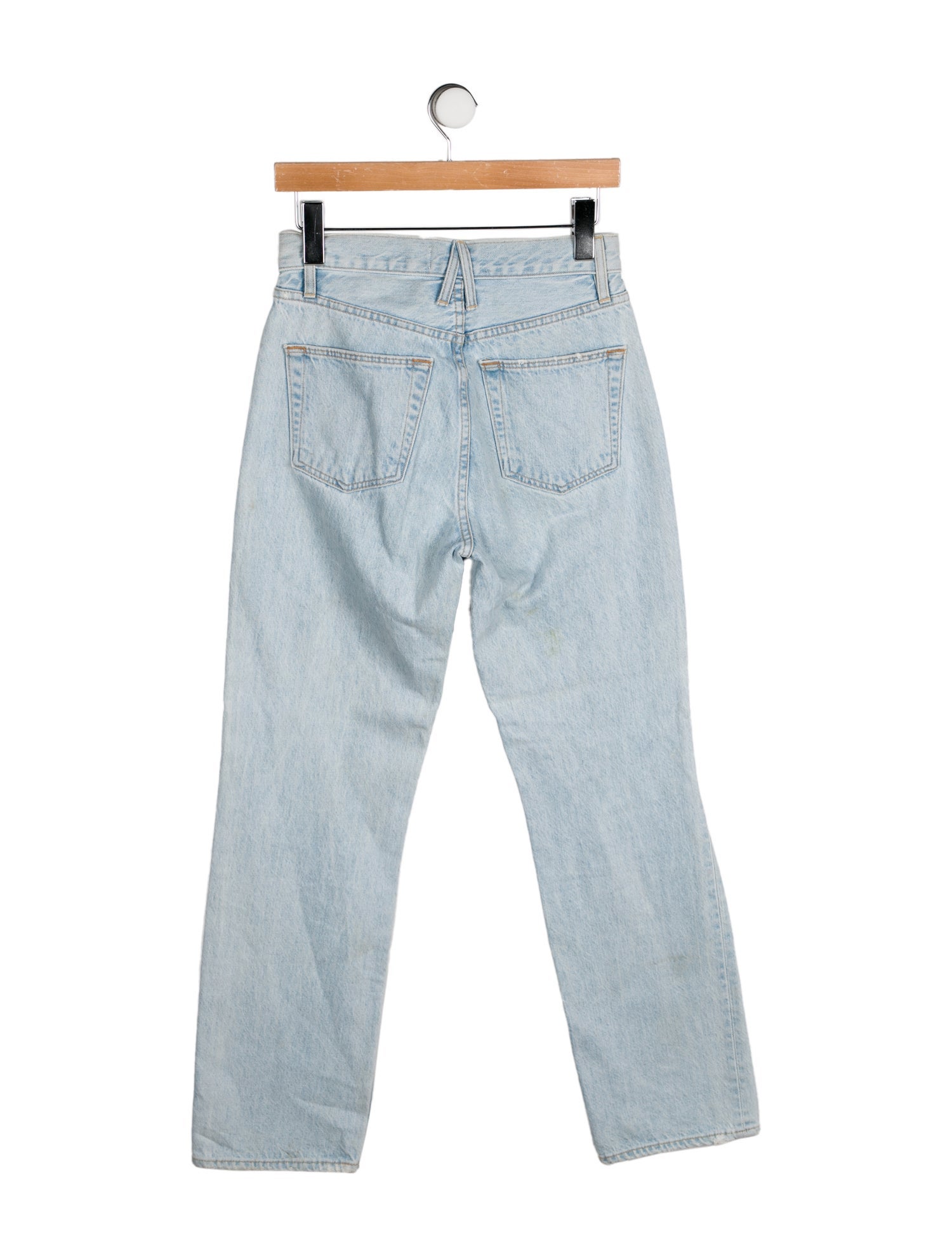 SLVRLAKE High-Rise Straight Leg Jeans
