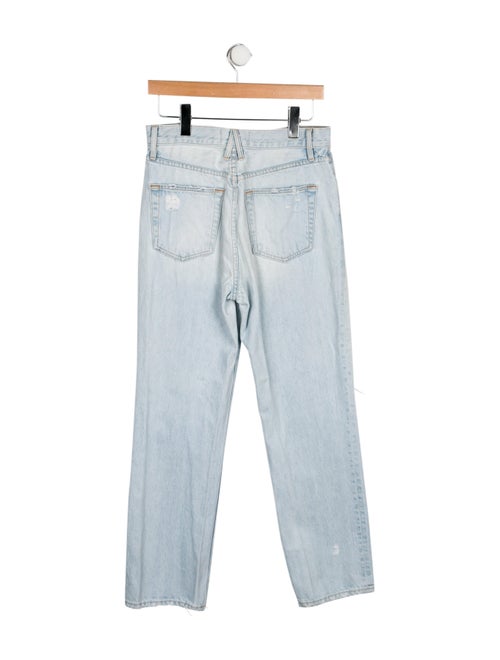SLVRLAKE High-Rise Straight Leg Jeans
