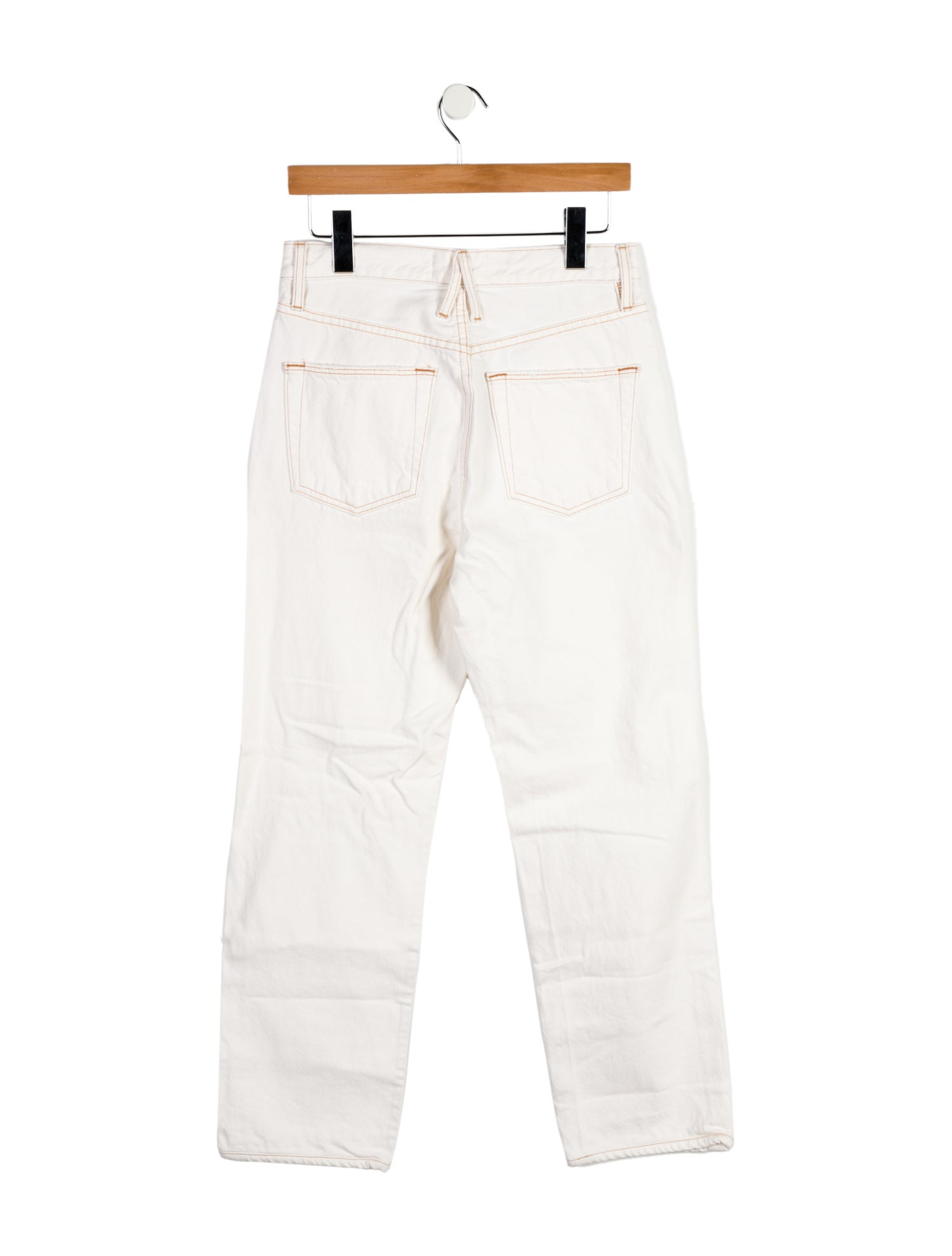 SLVRLAKE Mid-Rise Straight Leg Jeans