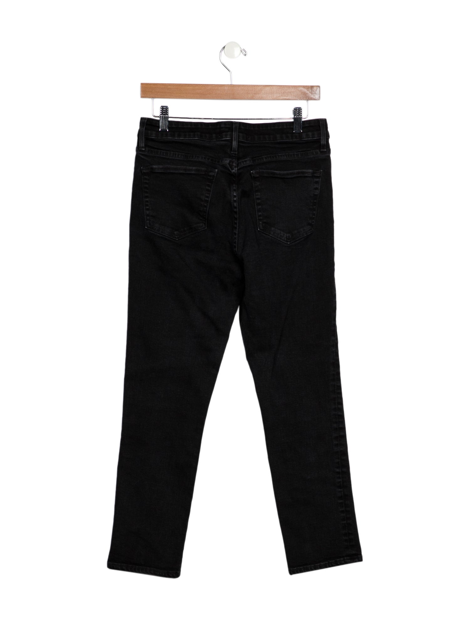 SLVRLAKE Mid-Rise Straight Leg Jeans