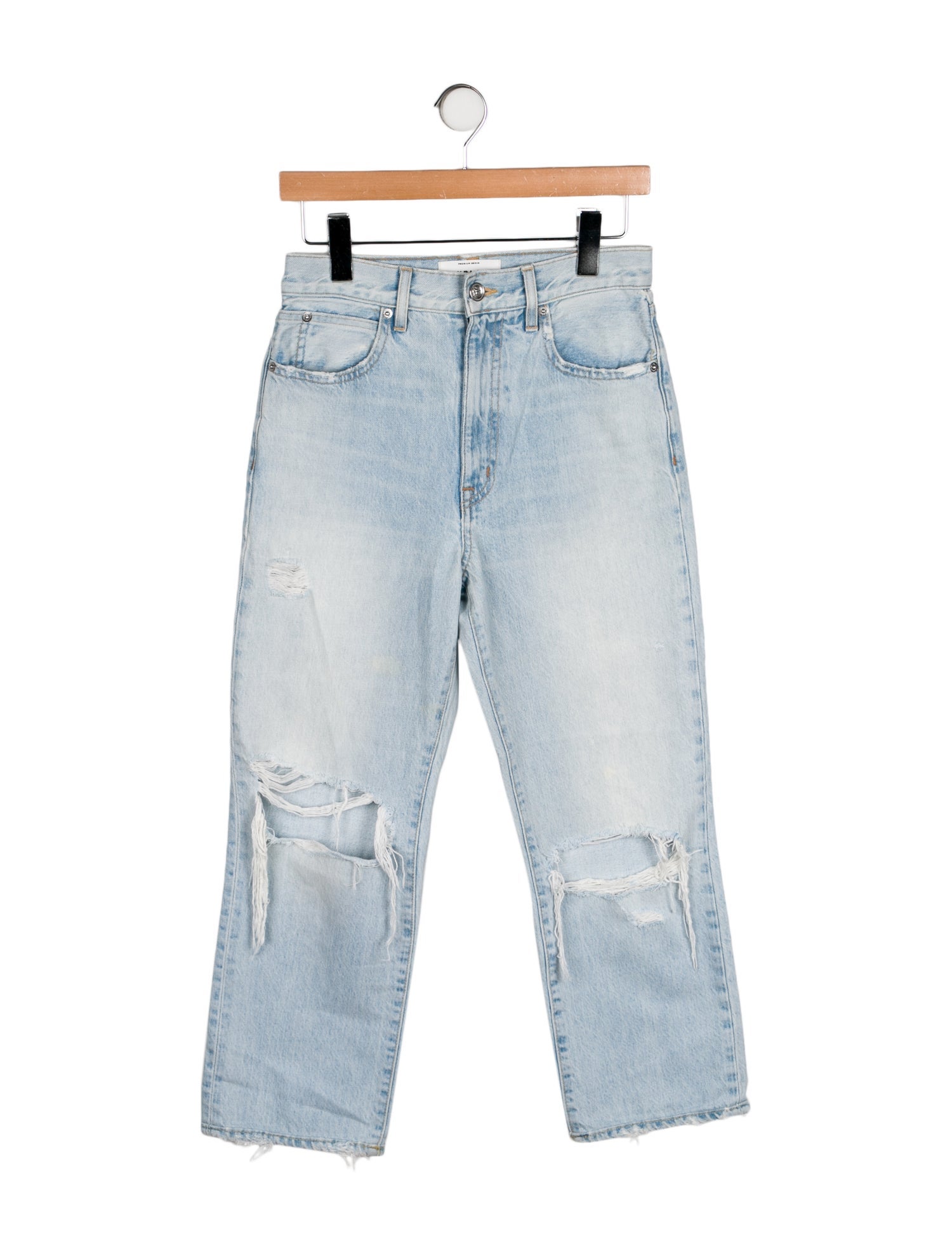 SLVRLAKE High-Rise Straight Leg Jeans