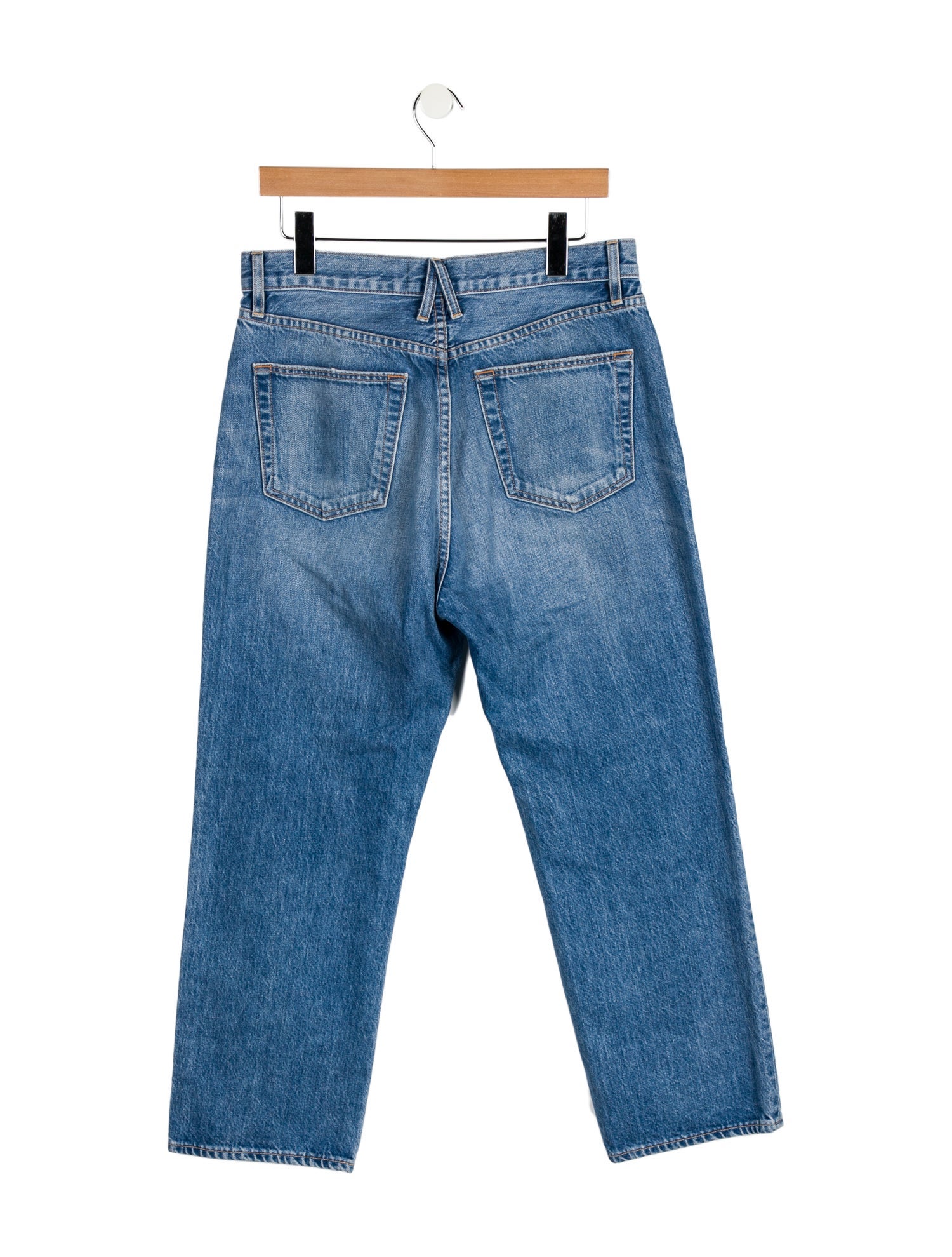 SLVRLAKE High-Rise Straight Leg Jeans