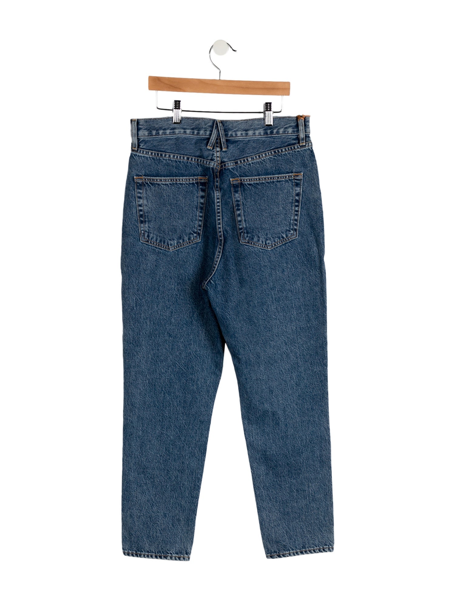 SLVRLAKE High-Rise Straight Leg Jeans