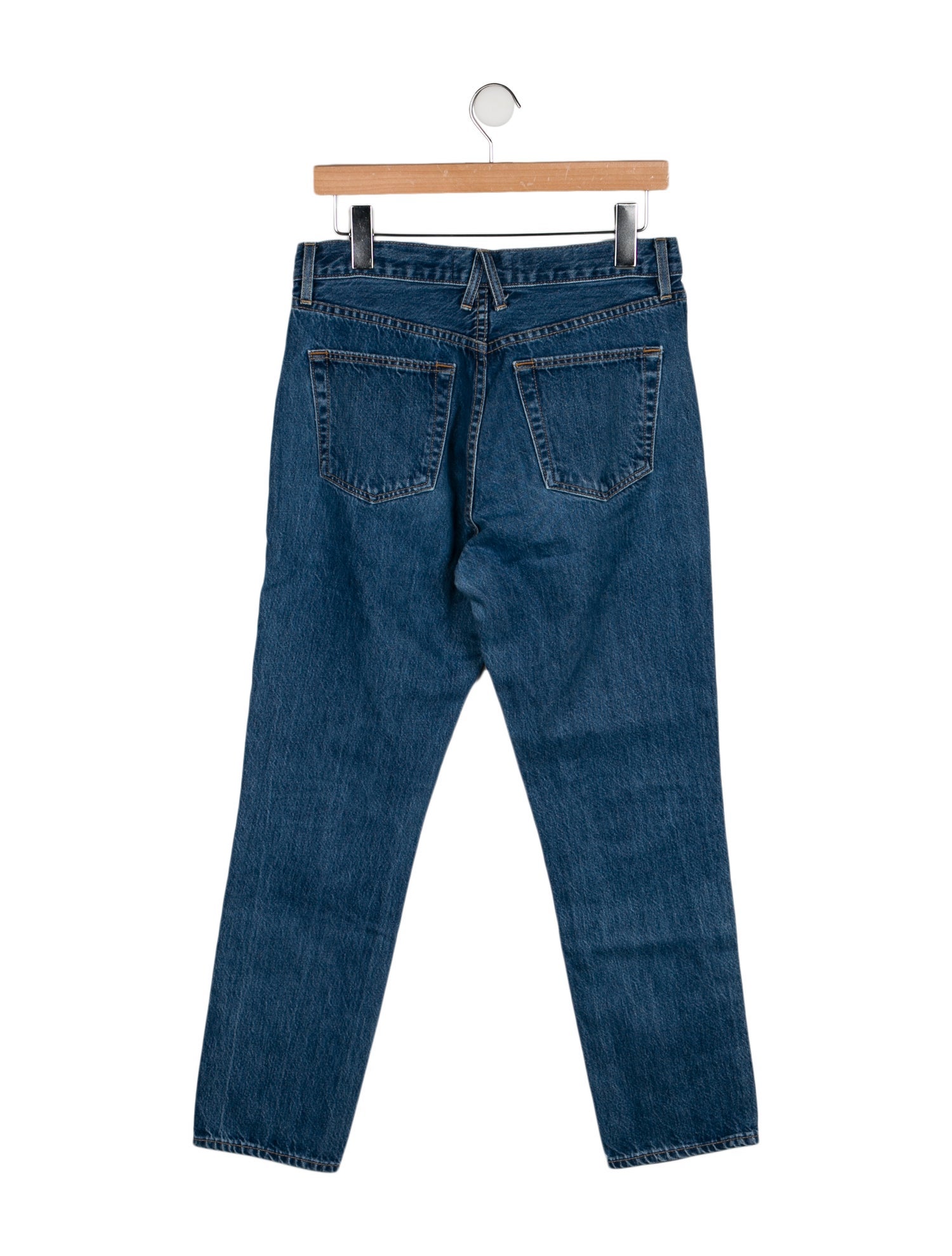 SLVRLAKE High-Rise Straight Leg Jeans