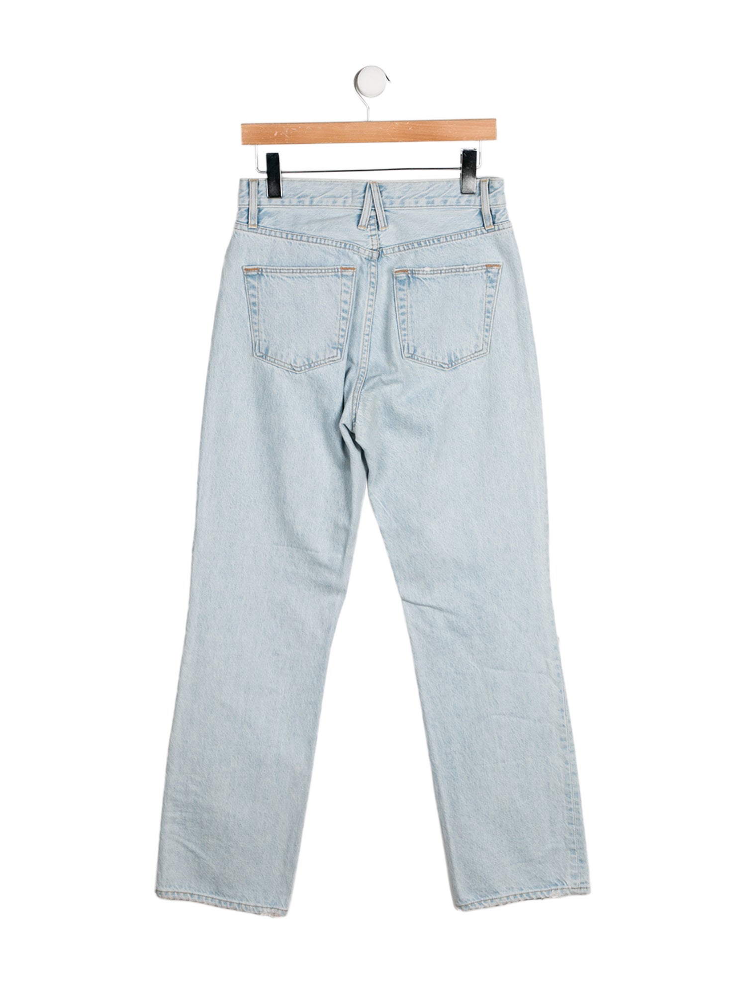SLVRLAKE High-Rise Straight Leg Jeans