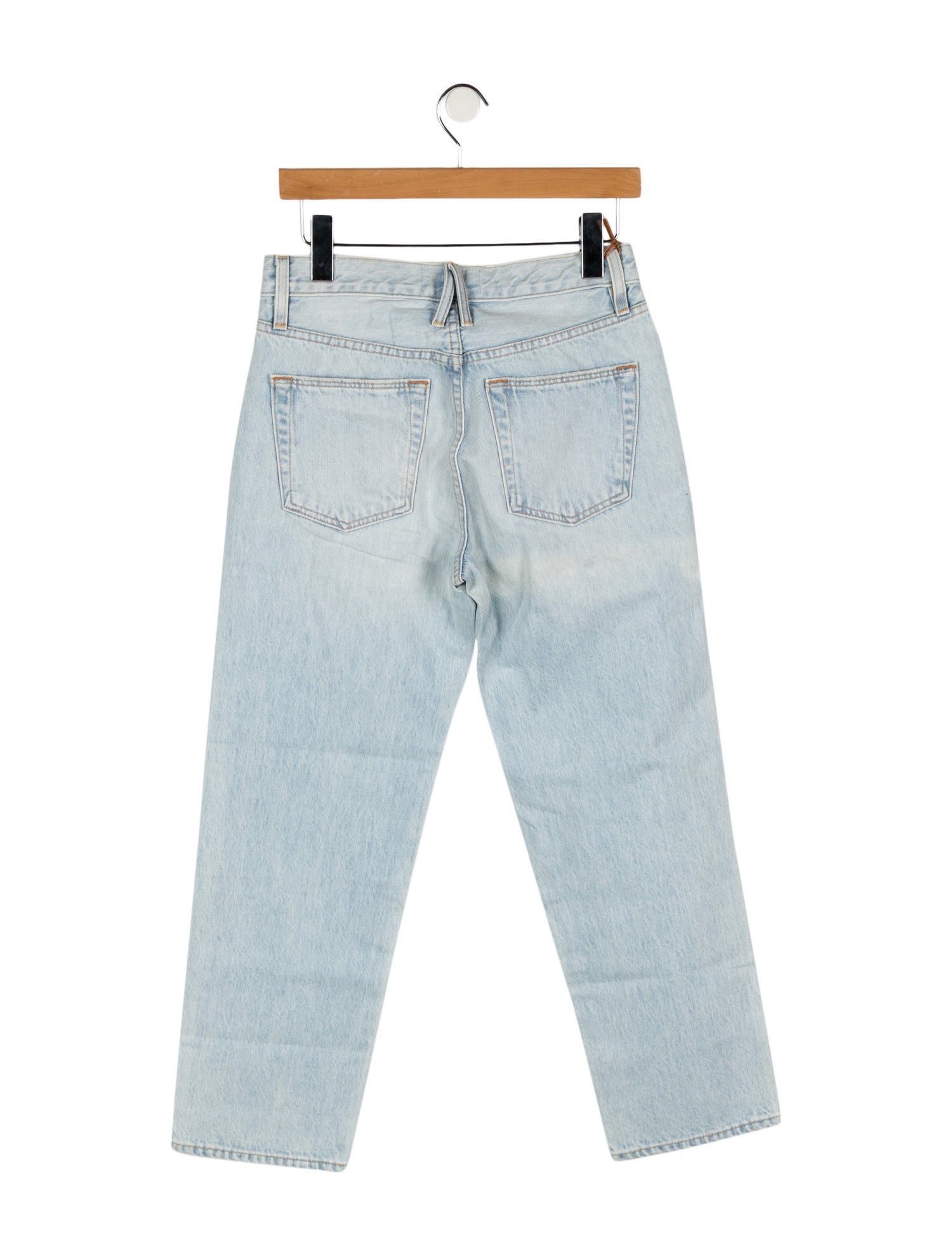 SLVRLAKE Mid-Rise Straight Leg Jeans