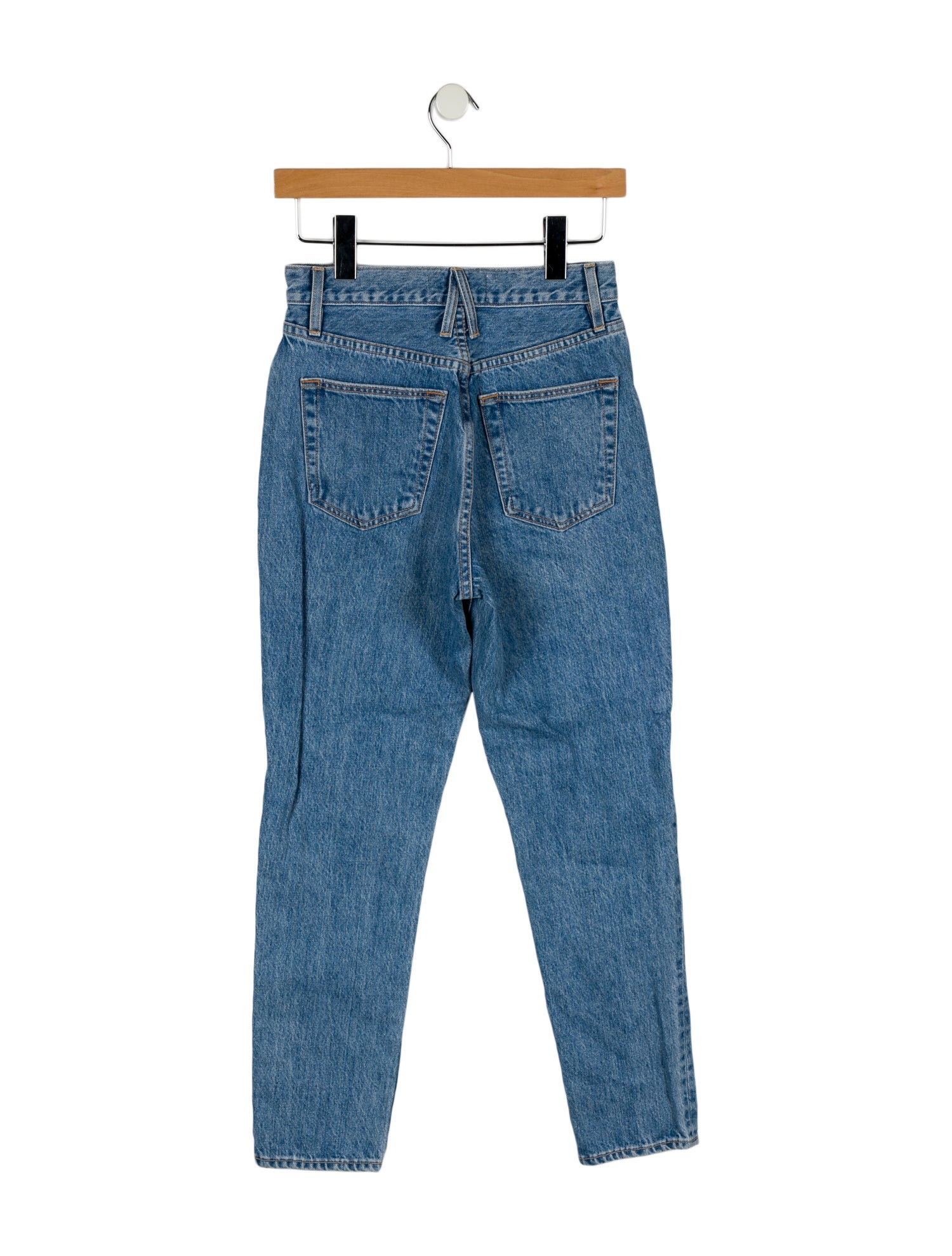 SLVRLAKE High-Rise Straight Leg Jeans