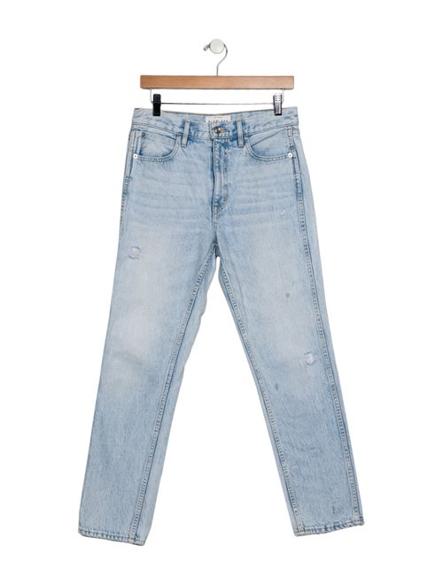 SLVRLAKE High-Rise Straight Leg Jeans