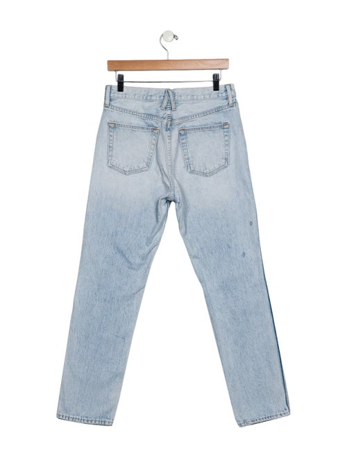 SLVRLAKE High-Rise Straight Leg Jeans