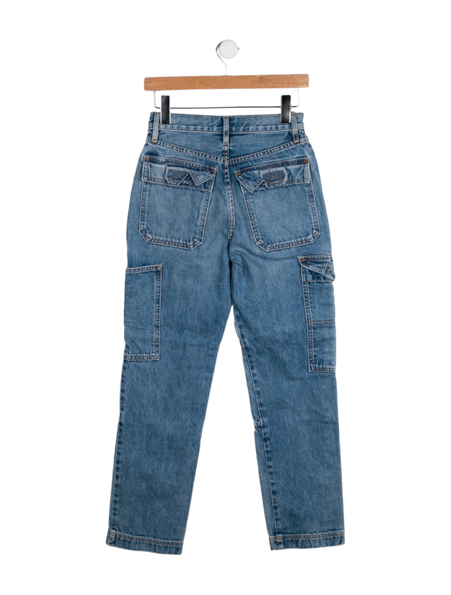 SLVRLAKE High-Rise Straight Leg Jeans