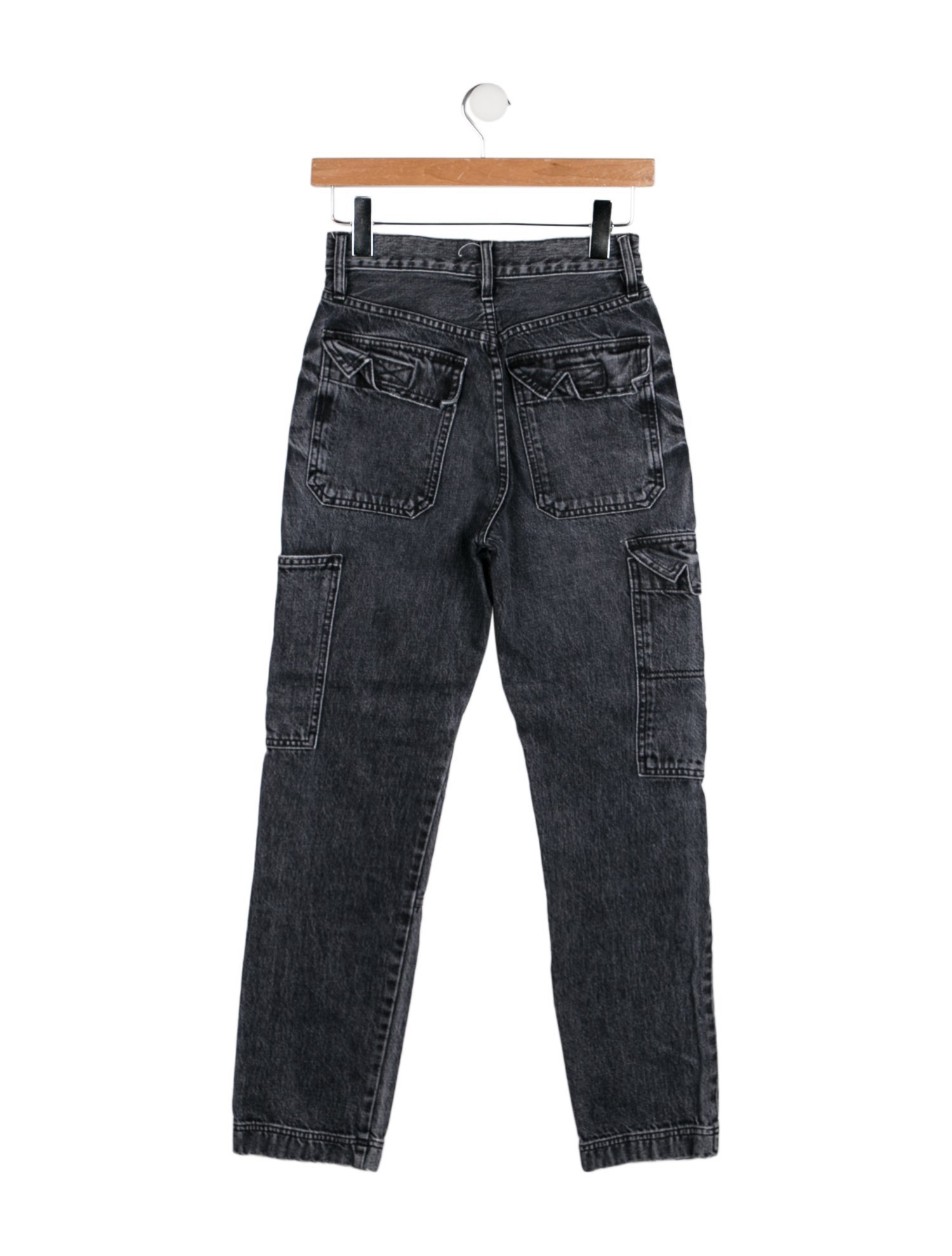 SLVRLAKE High-Rise Straight Leg Jeans
