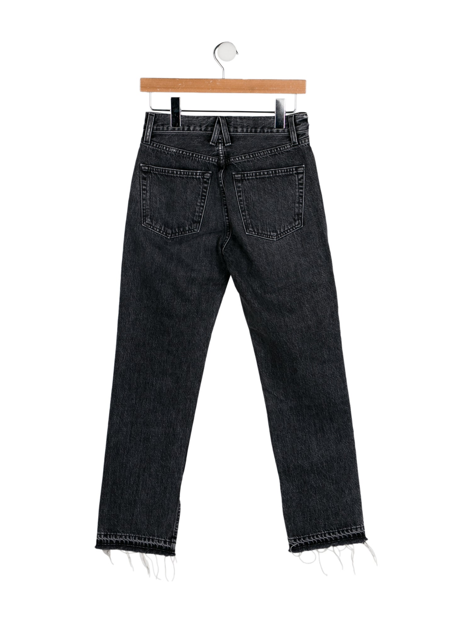 SLVRLAKE High-Rise Straight Leg Jeans