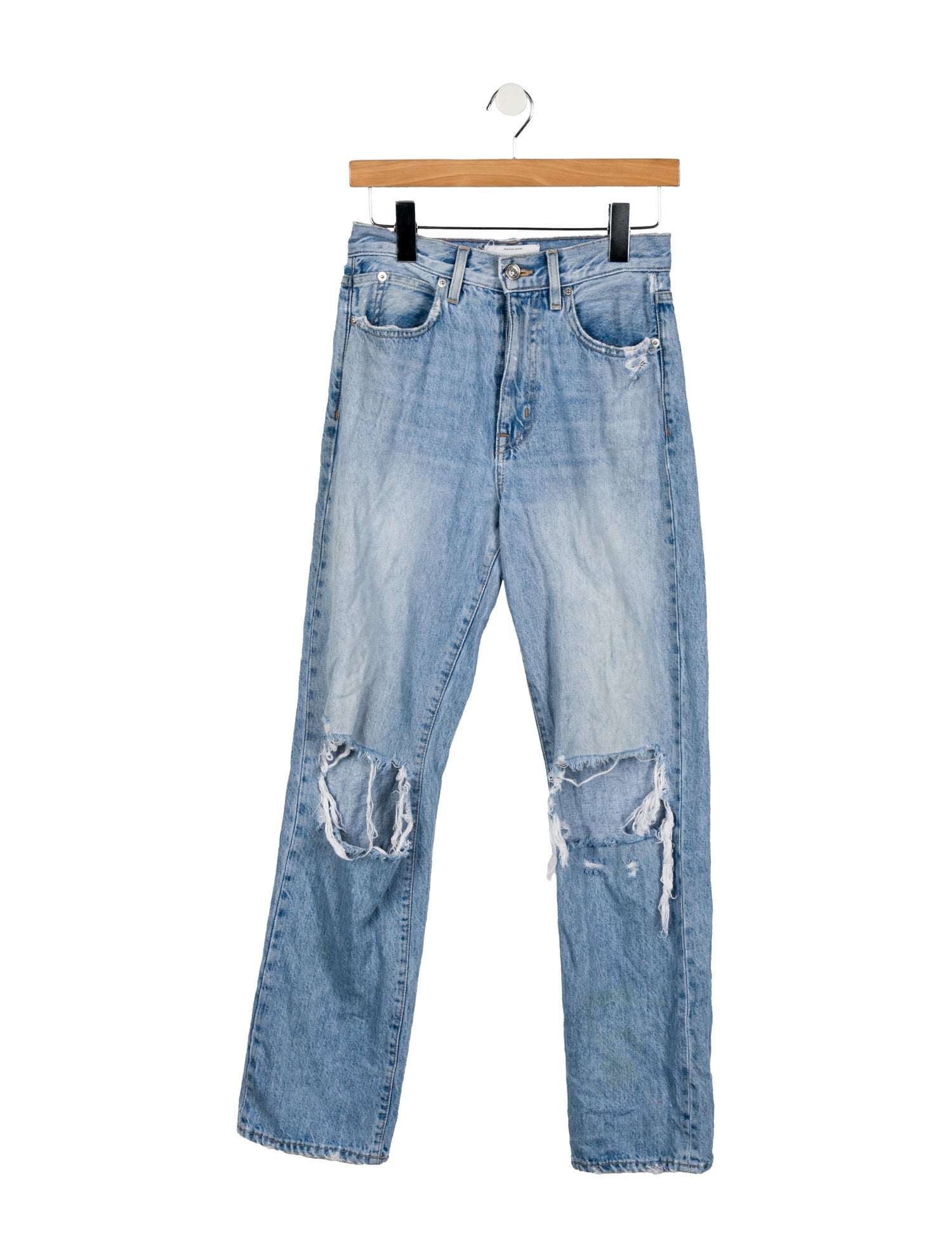 SLVRLAKE High-Rise Straight Leg Jeans
